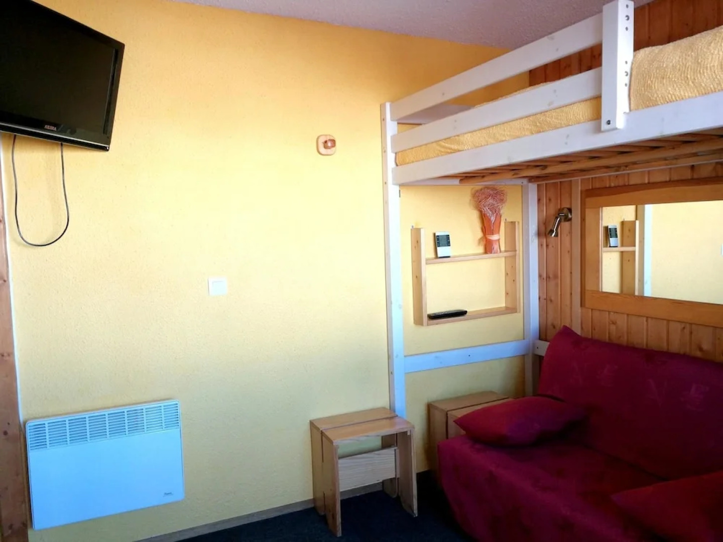 Studio in Plagne Village, With Wonderful Mountain View and Furnished B