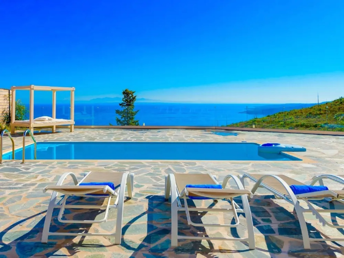 Beautiful Luxury Villa, Private Pool, Panoramic View on Ionian Sea, Zakynthos