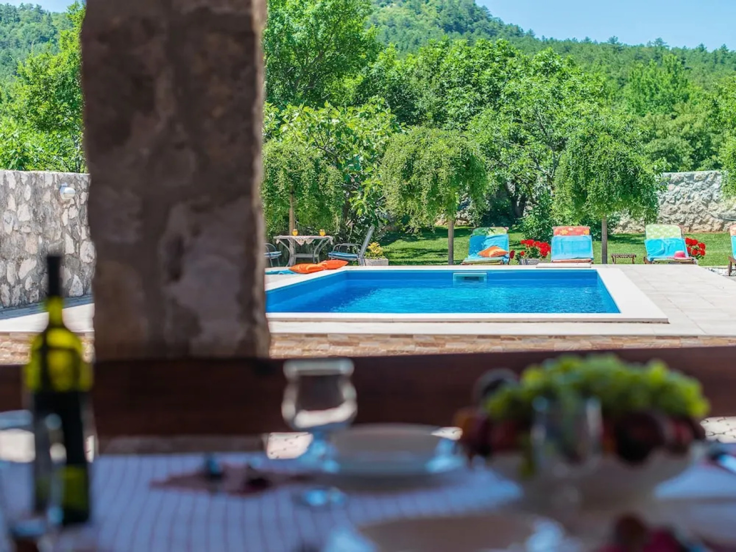 Stone House with Private Pool And Garden in Quiet Place