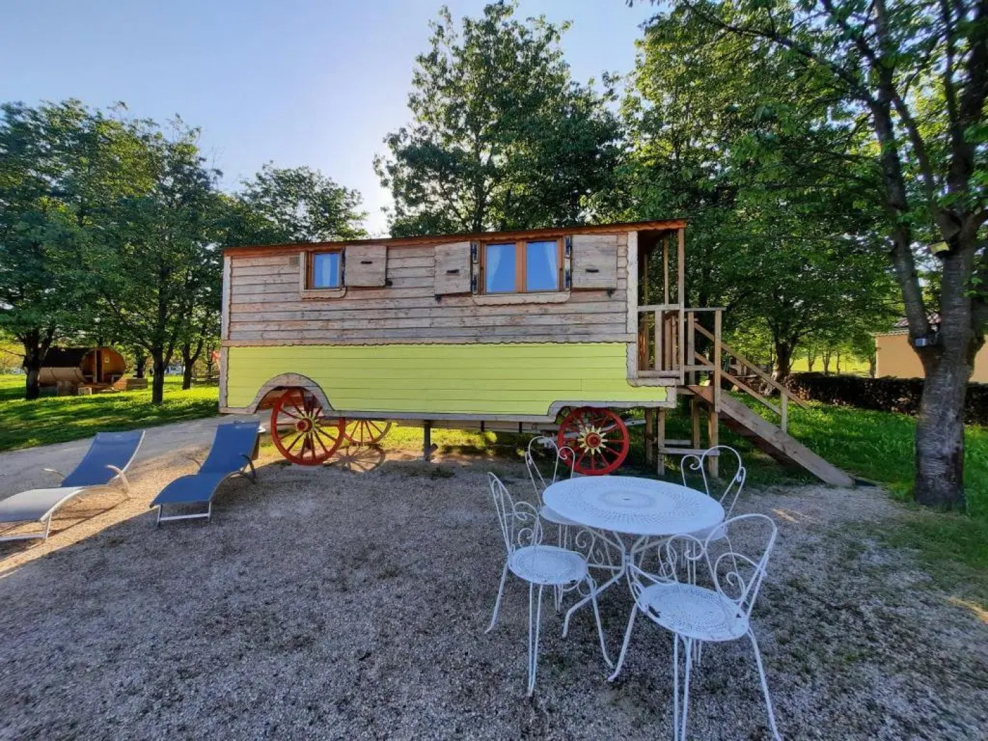 Roulottes au pied du Vercors