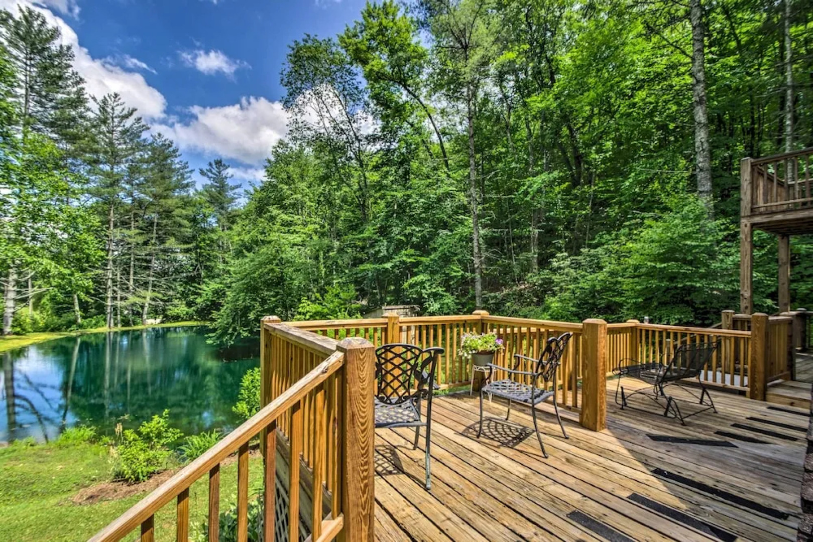 Serene Todd Getaway w/ Private Pond & Creek Views!