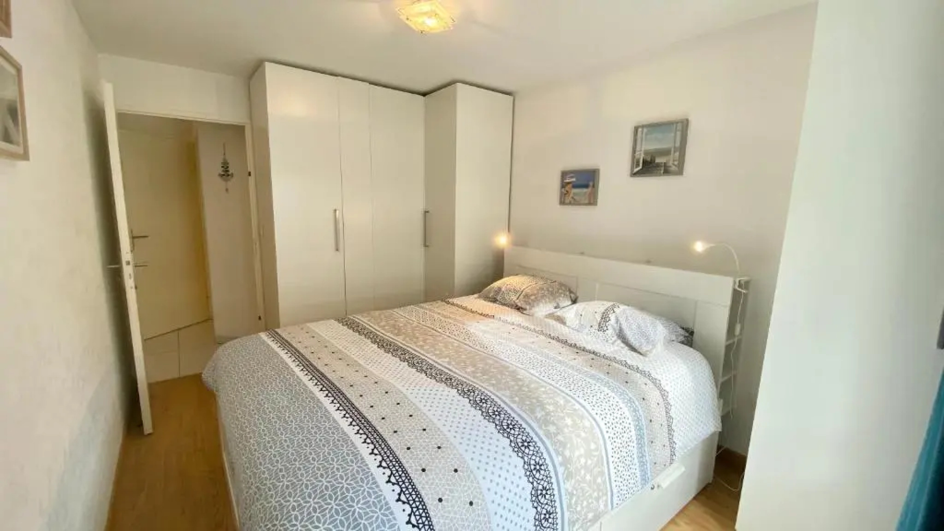 Superbe apt cosy, 50m de la plage, 4 pers, vue côté mer