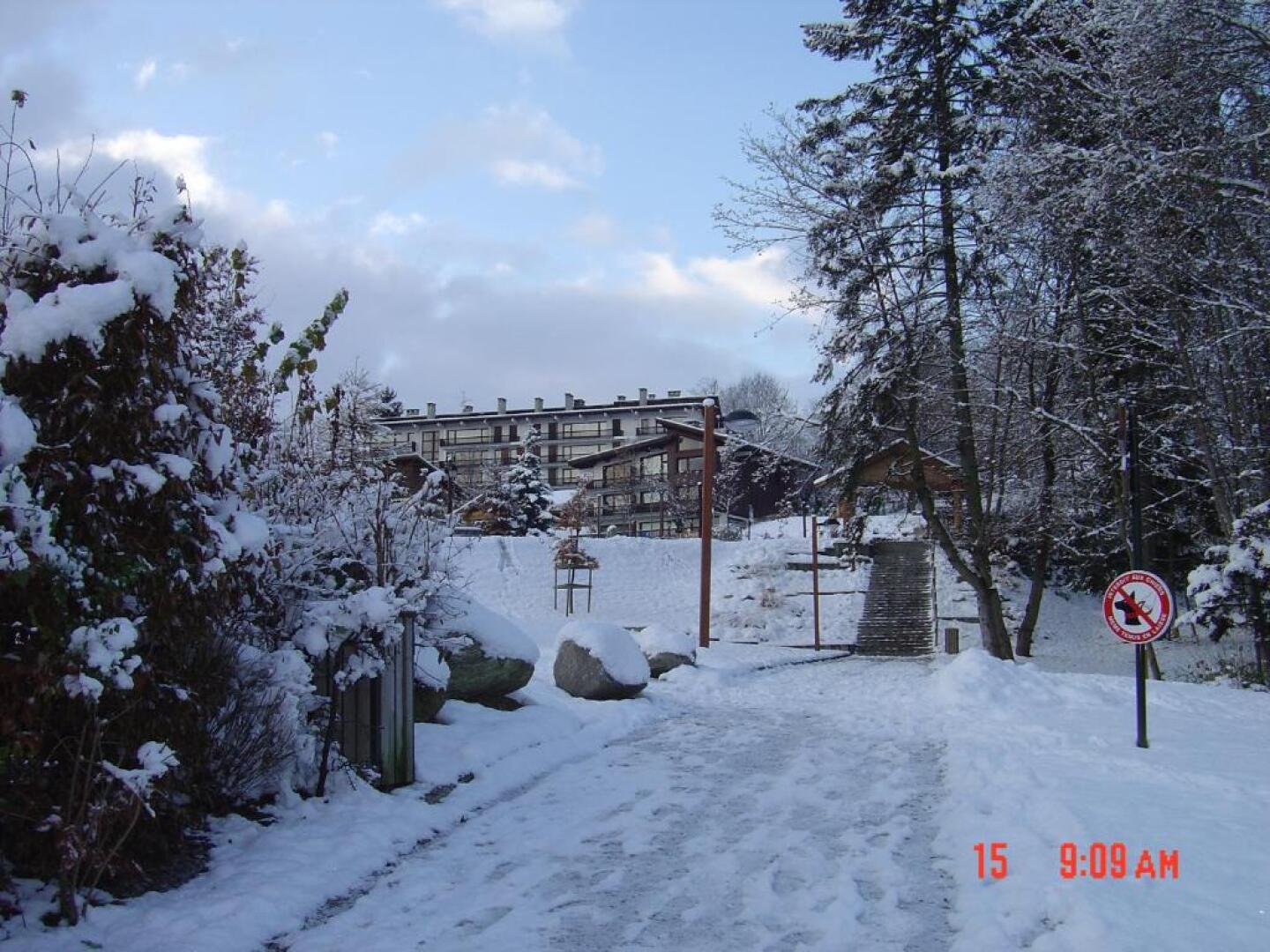 Vue Mont Blanc et toute la chaîne