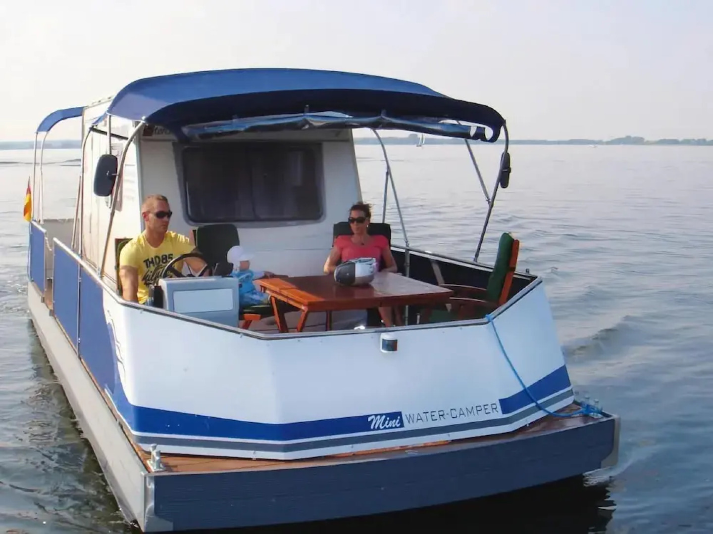 Houseboat on the Peene, Demmin