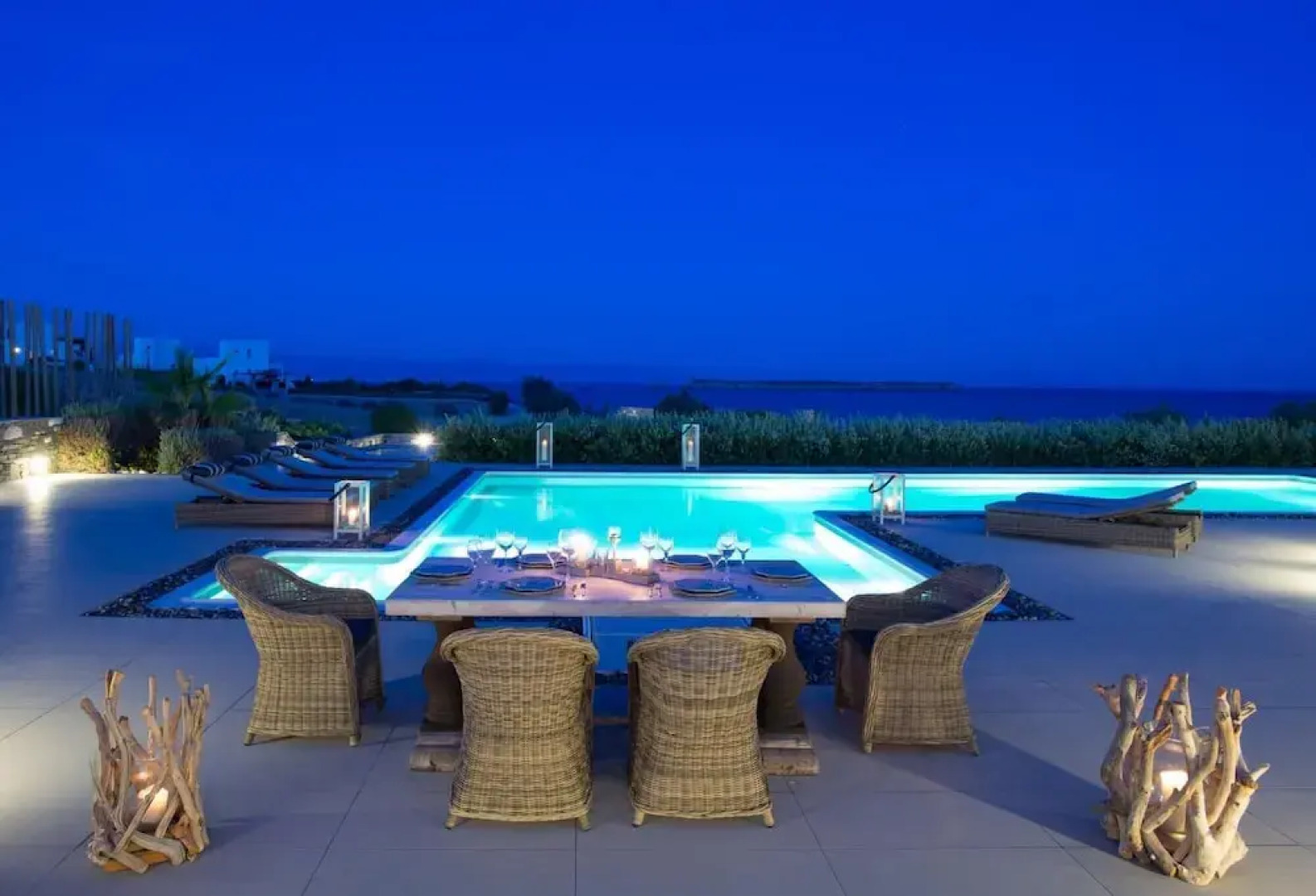 Aelia Paros Villas De Luxe Villa With Sea View and Swimming Pool Up to 7 Persons