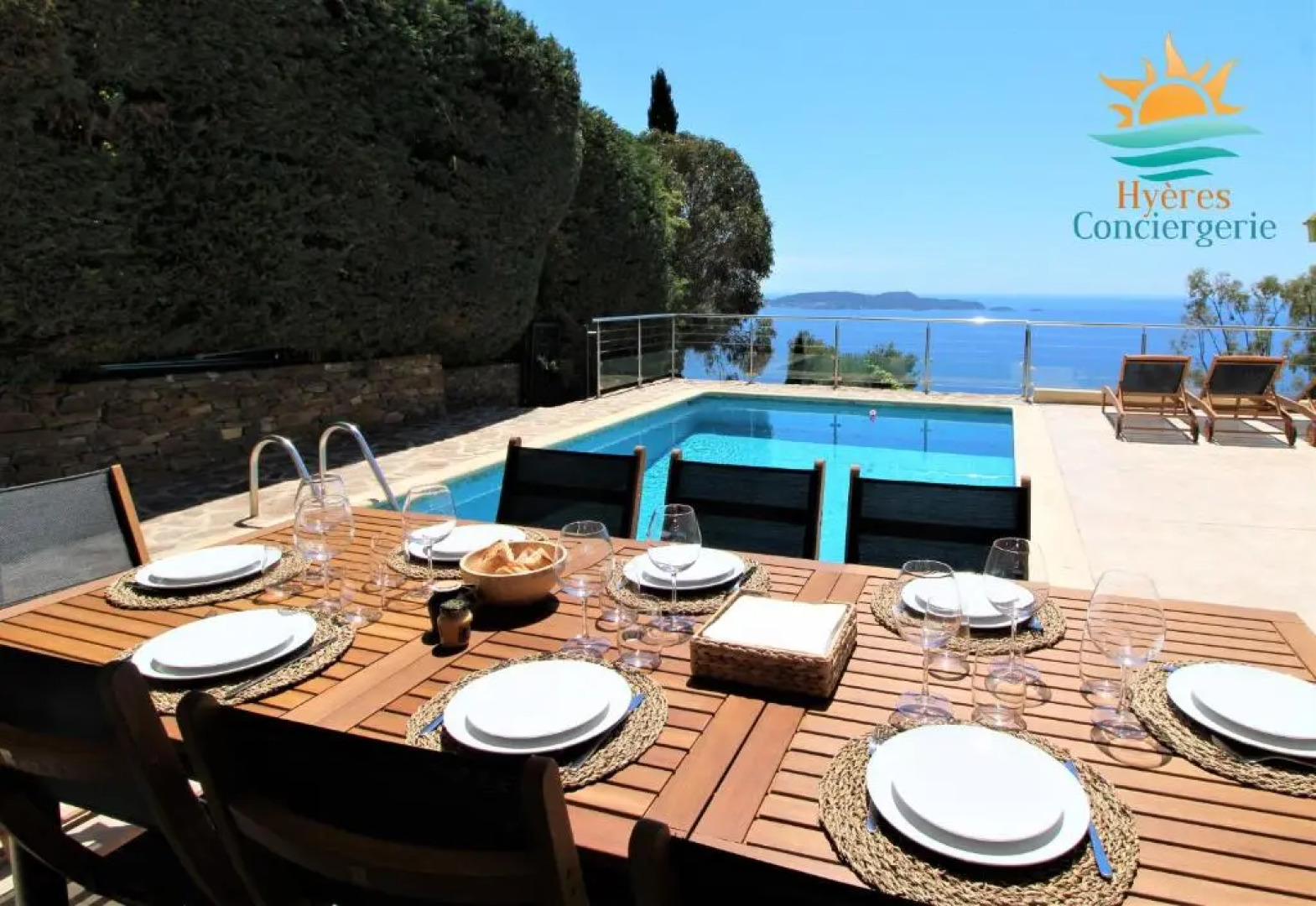 Mont des oiseaux-VillaT5-Piscine vue mer PK/WIFI