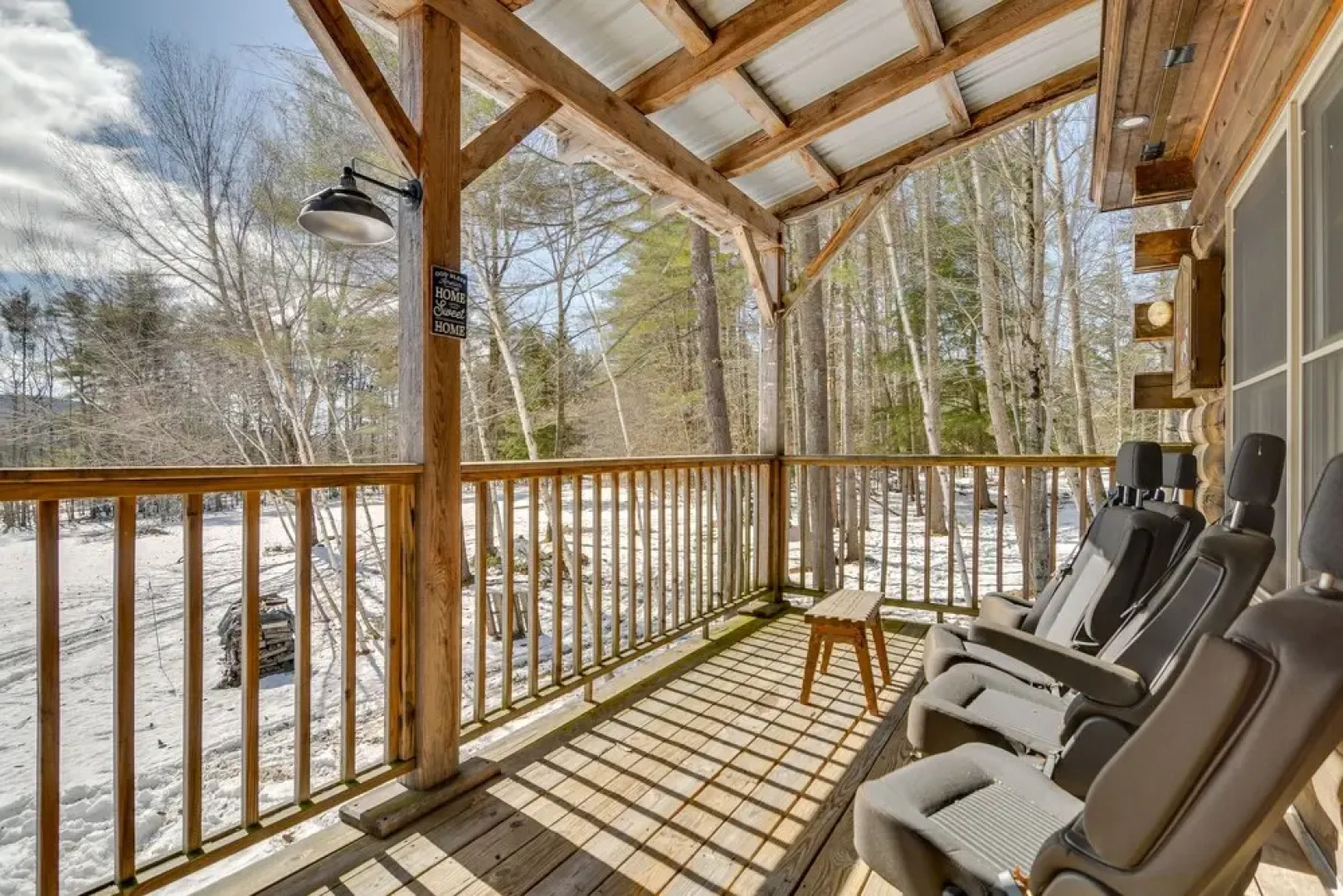 Private Bethel Cabin w/ Covered Deck: 5 Mi to Town