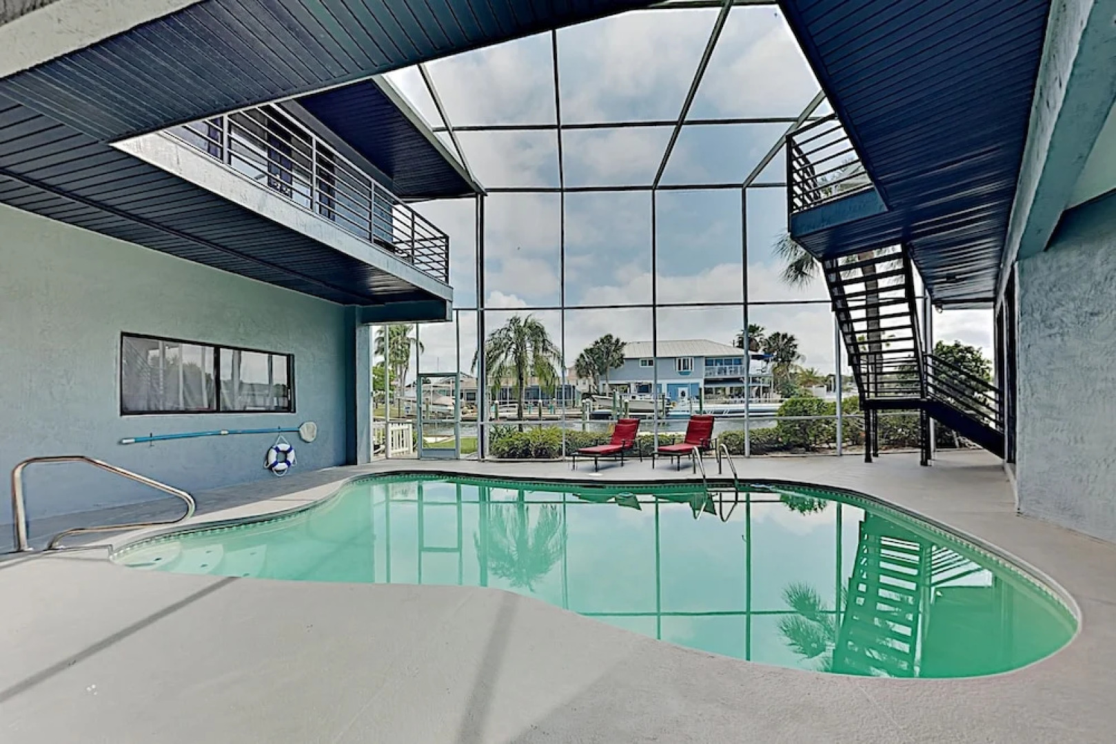 Beautiful River W/ Private Pool, Dock & Beach 3 Bedroom Home