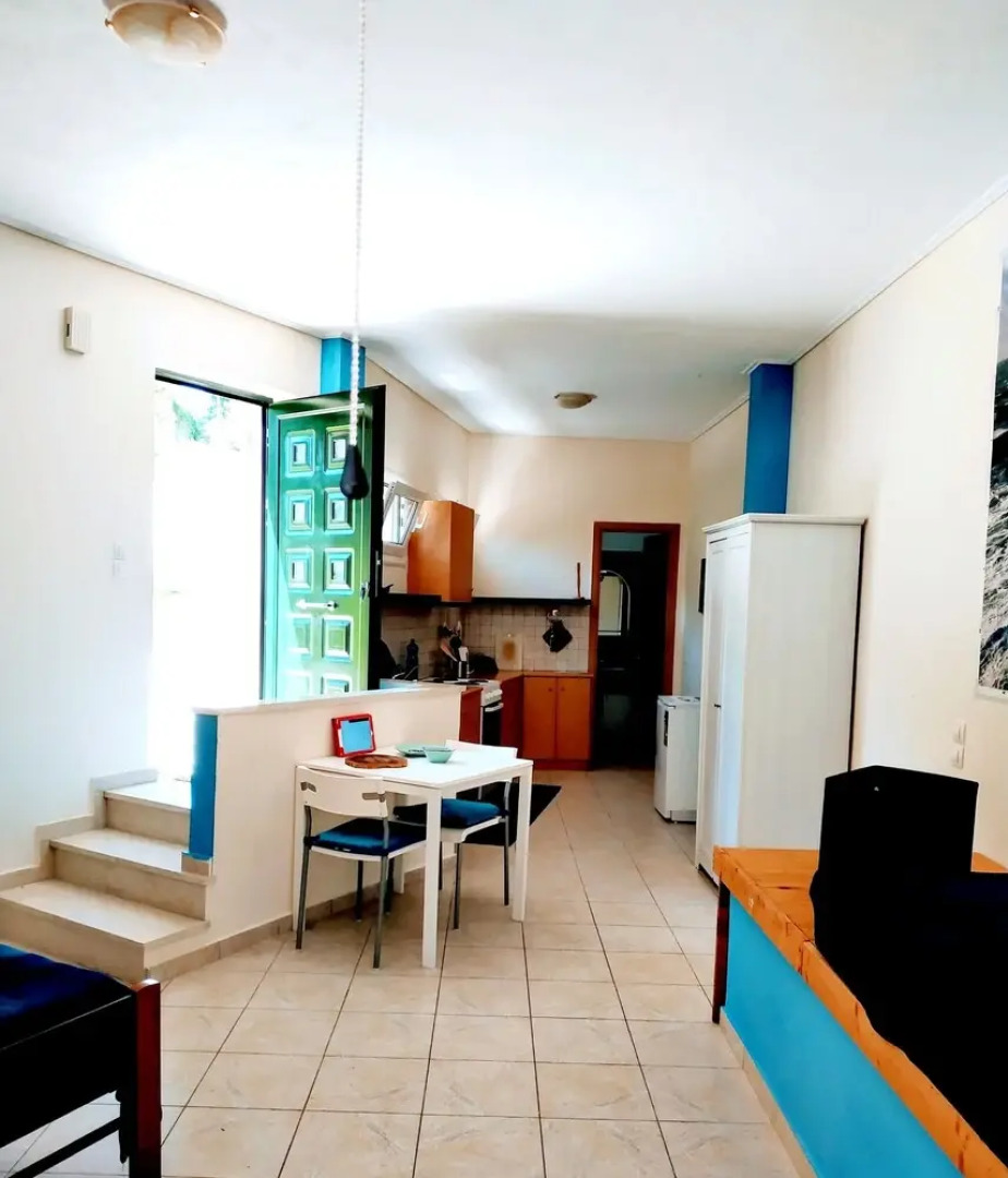 Studio in Lakka, With Wonderful sea View, Shared Pool and Furnished Terrace Near the Beach