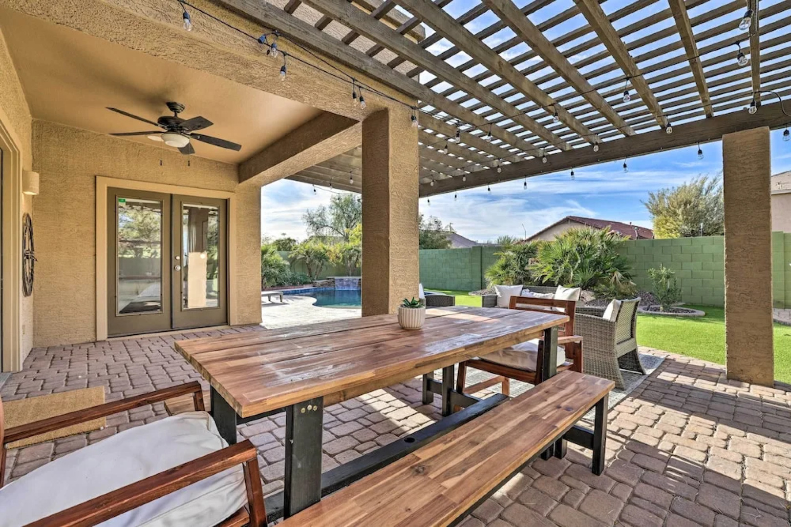 Sun-dappled Goodyear Home: Fire Pit, Pool, Patio