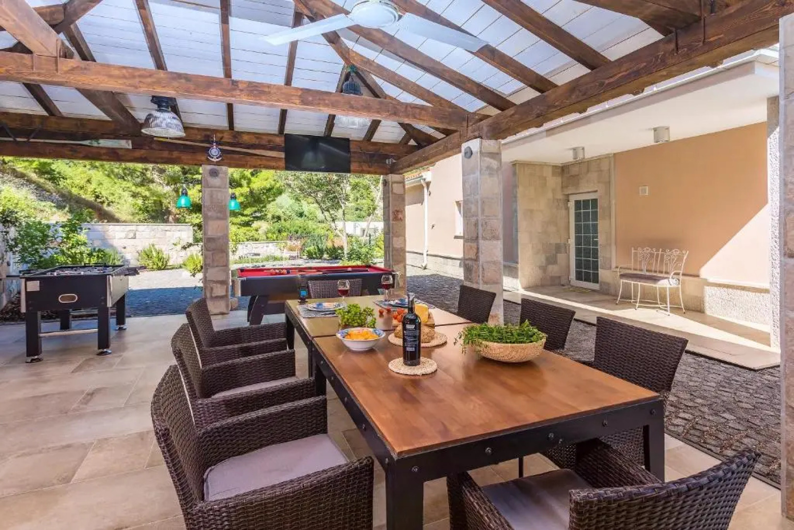 Villa Porto Mimice, 40sqm Heated Private Pool, 4 bedrooms, Sauna, Gym, Billiard