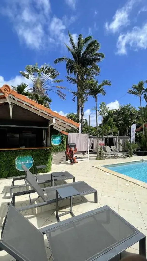 Maison d'une chambre avec piscine partagee spa et jardin clos a Fort de France a 9 km de la plage