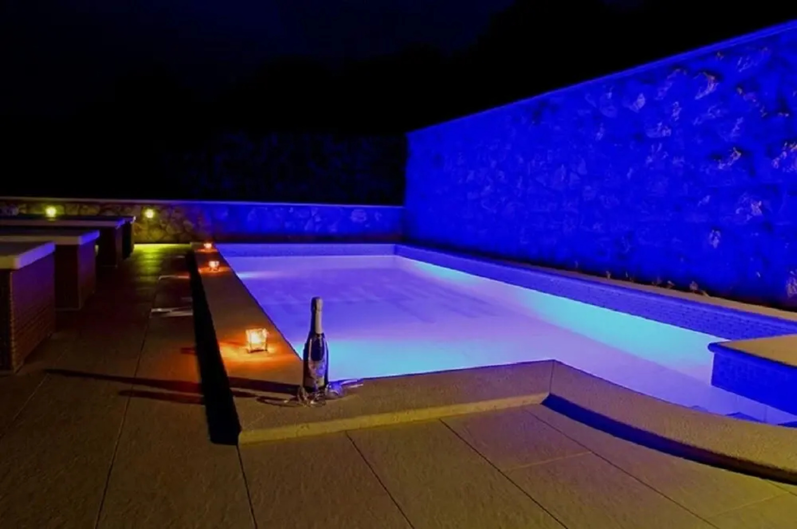 Private Pool Basketball Court