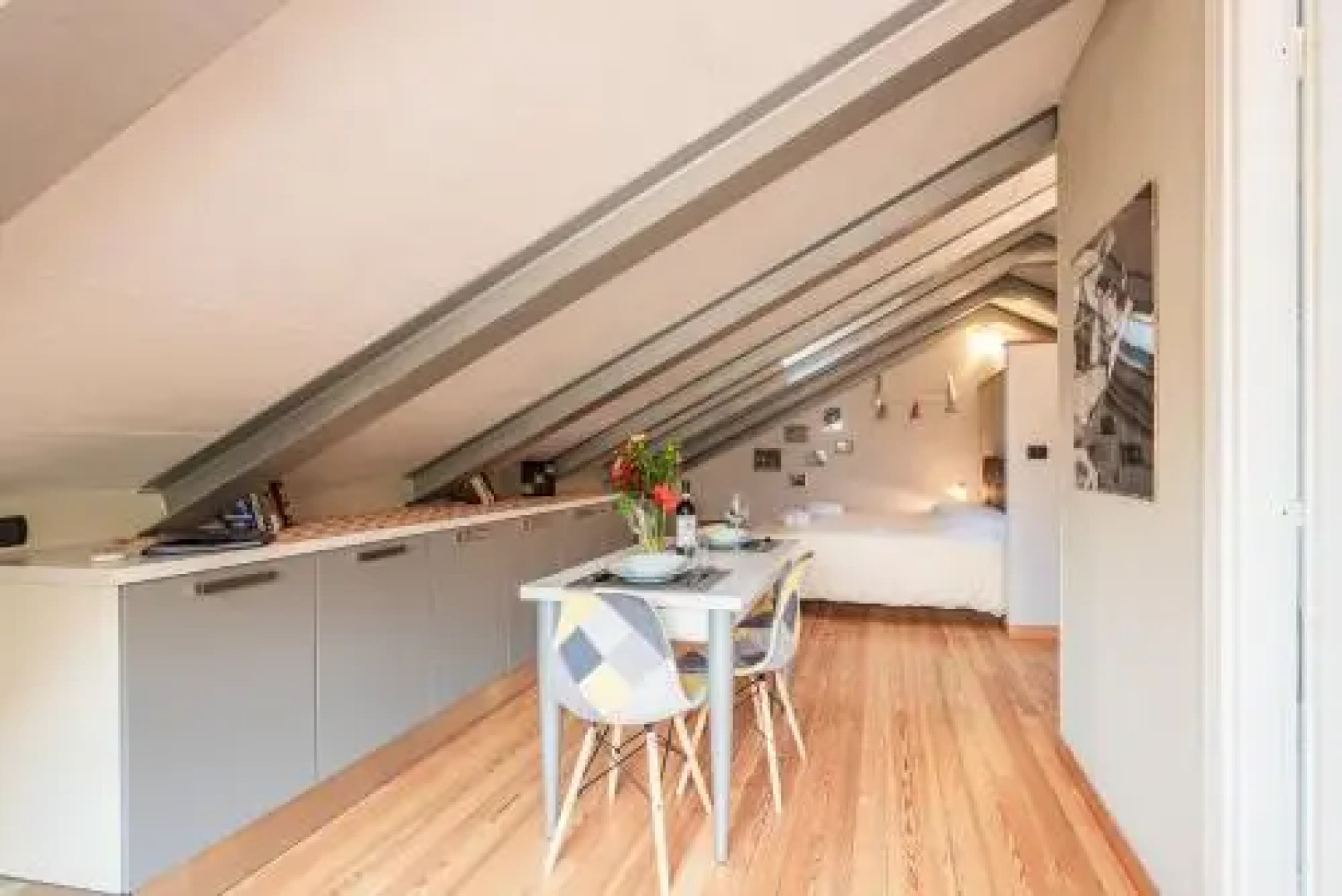 Il terrazzo e l'appartamento diVino