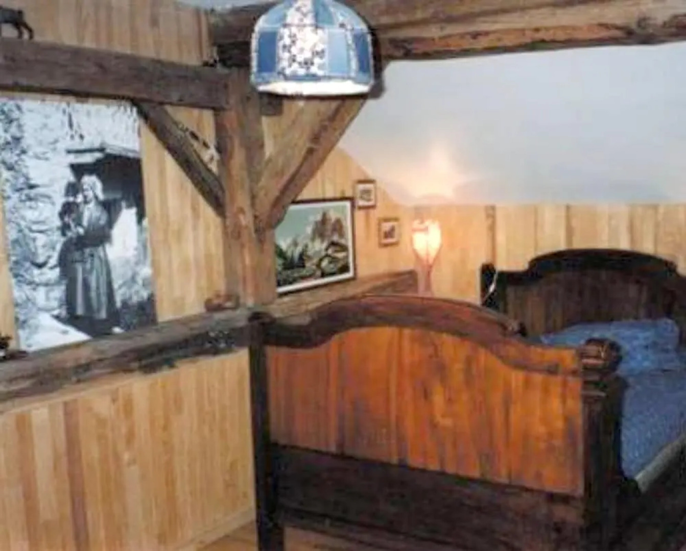 Chalet With 3 Bedrooms in La Léchère, With Wonderful Mountain View and Furnished Garden