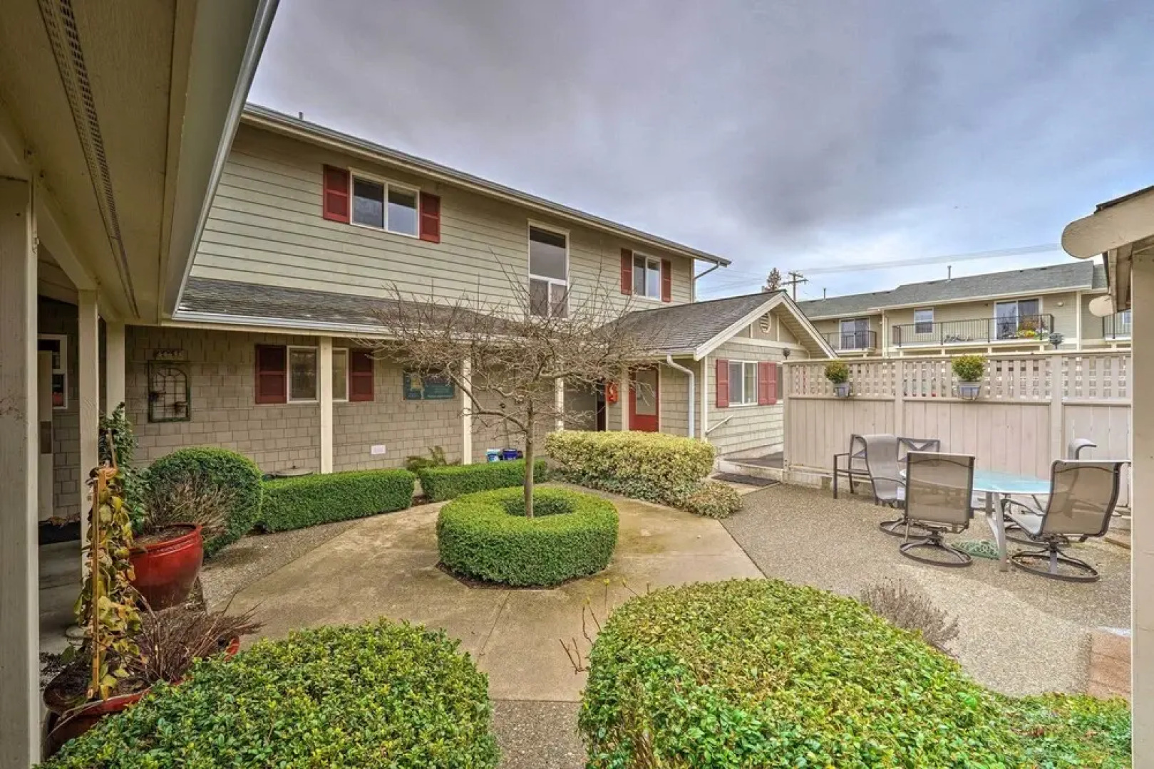 Central Apt: Private Fireplace & Patio Access