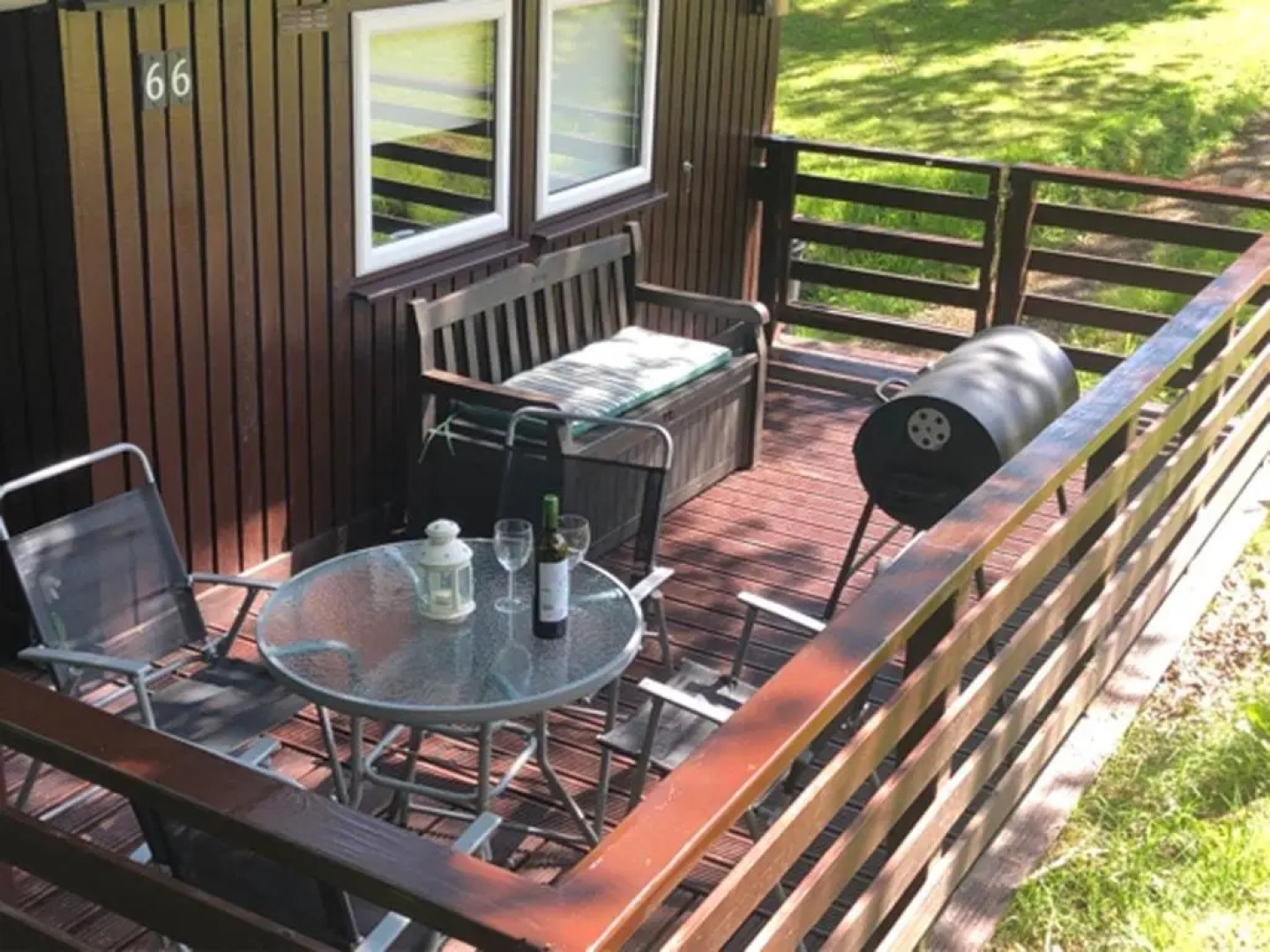 Nuthatch Lodge is set in 24 Acres of Wood, Parkland Near the Village of Cenarth