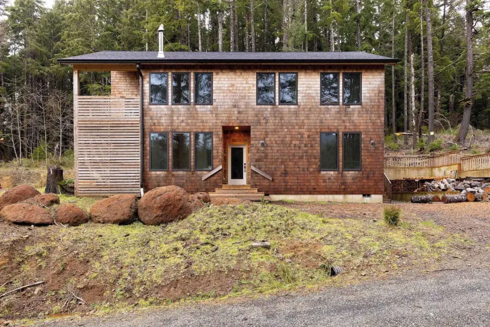 Rustic Arch Cape Getaway w/ Vibrant Interior Walk to the Beach Cape Wonder