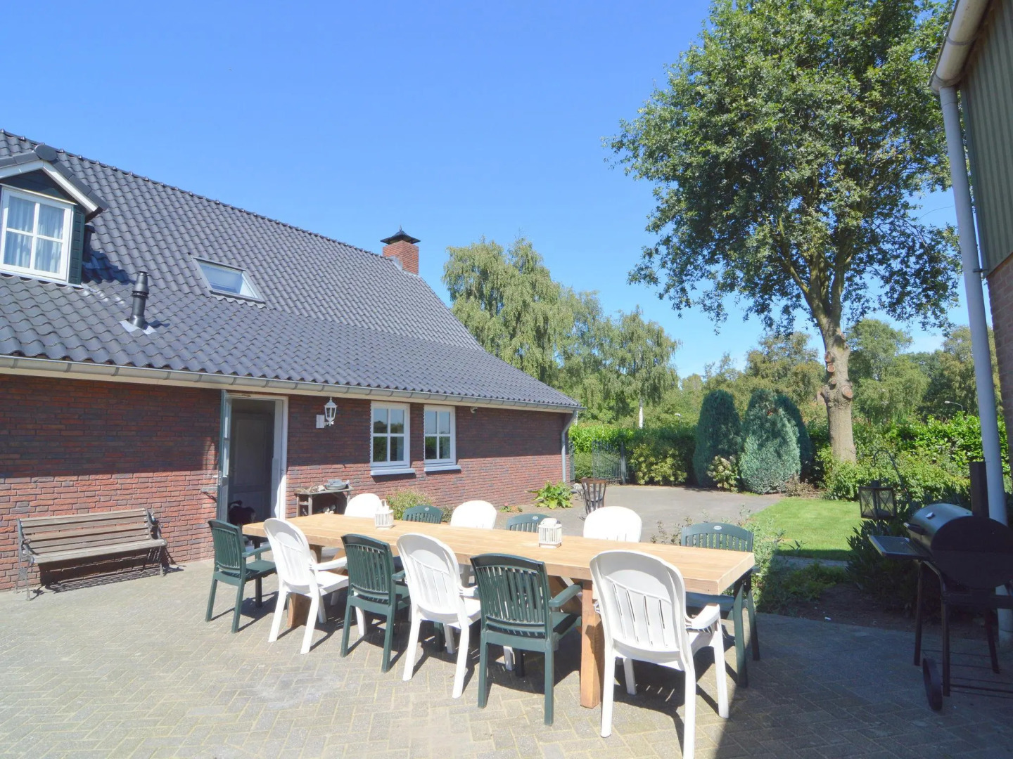 In beautiful rural area located holidayfarm with recreation room and garden