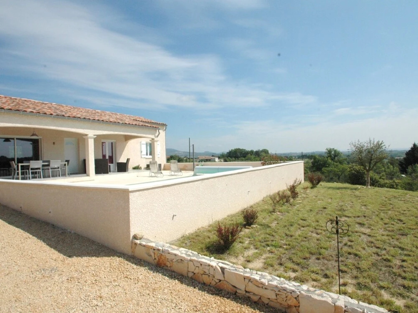 Serene Holiday Home in Les Mages With Balcony