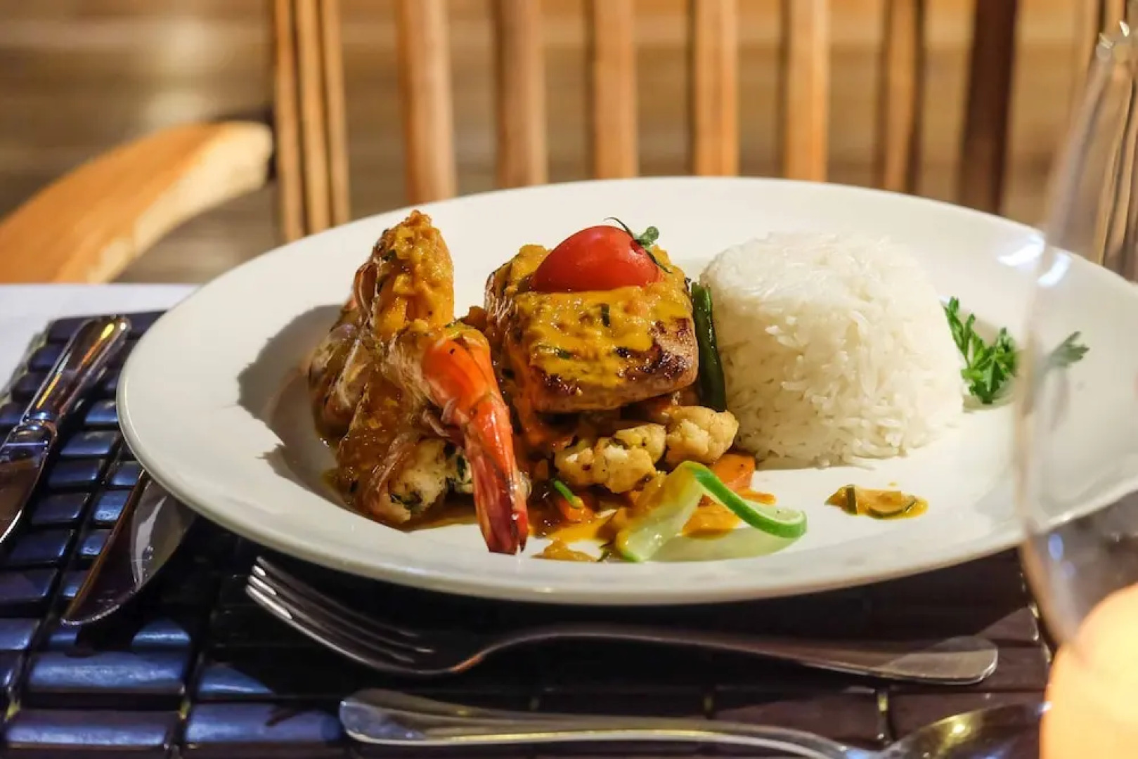 Saadani Safari Lodge - bush, river, beach