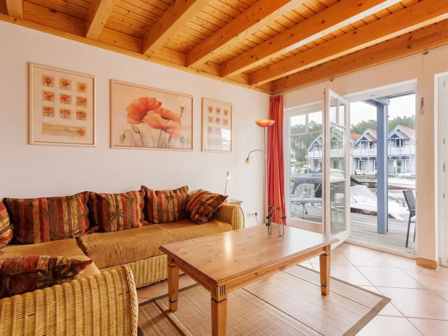 Cozy Holiday Home with Wood Burning Stove near Water