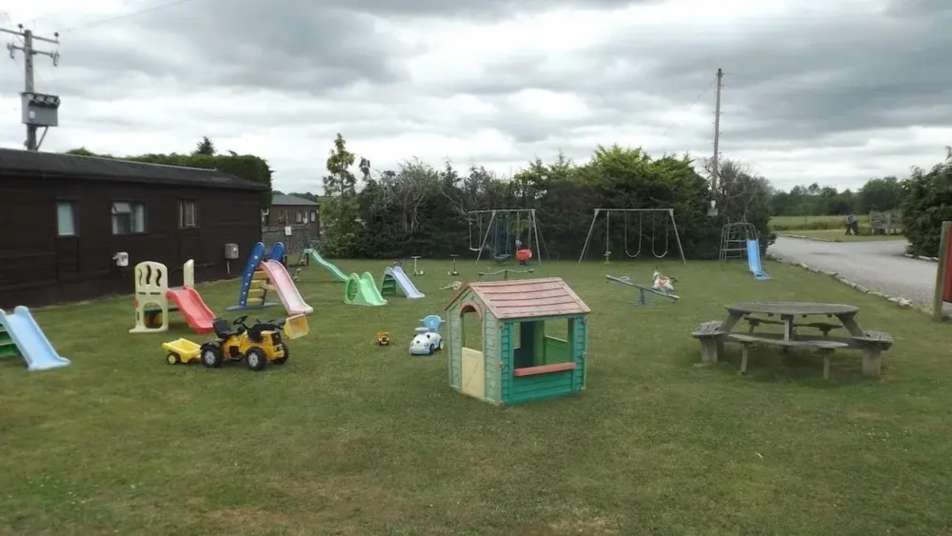 Hand Built log Cabin at Avonvale Holiday Lodges