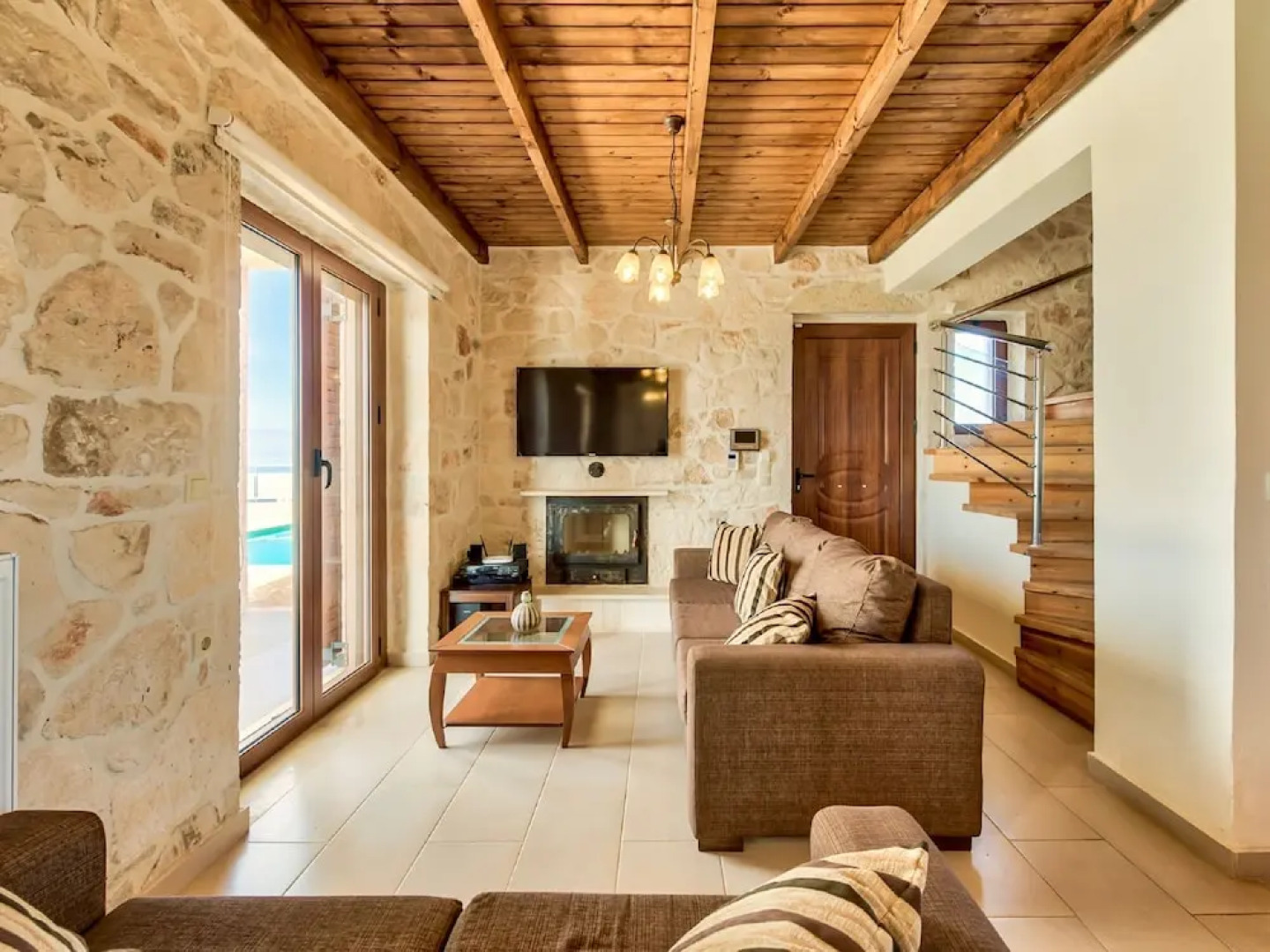 Quaint Villa in Volimes With Pool and Parasol