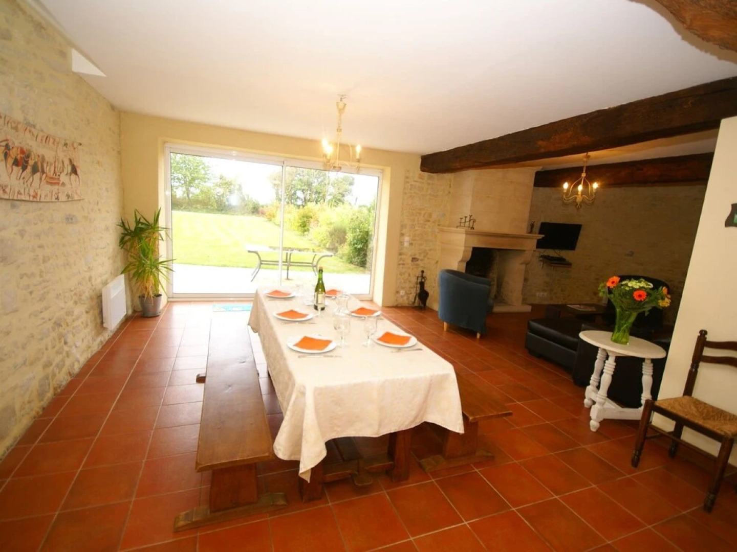 Cozy Farmhouse in Maisons With Fireplace