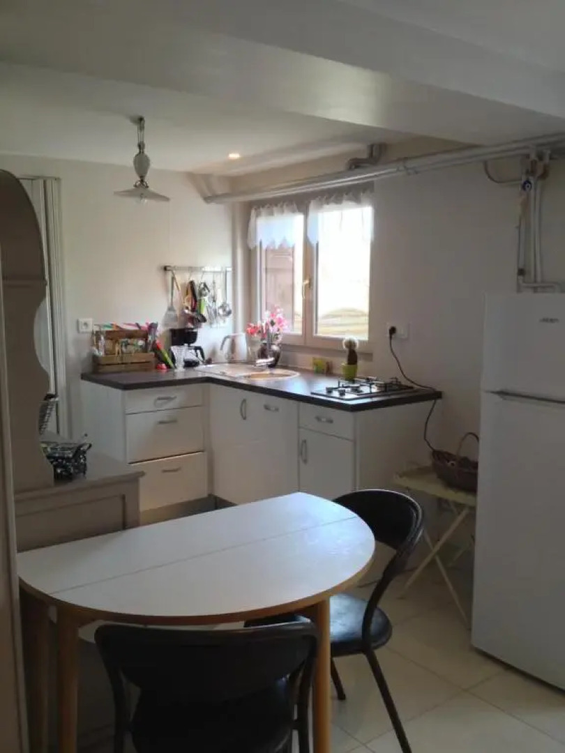 Charmant F1 avec terrasse et vue sur jardin arboré - fraicheur naturelle du rez de jardin - parking