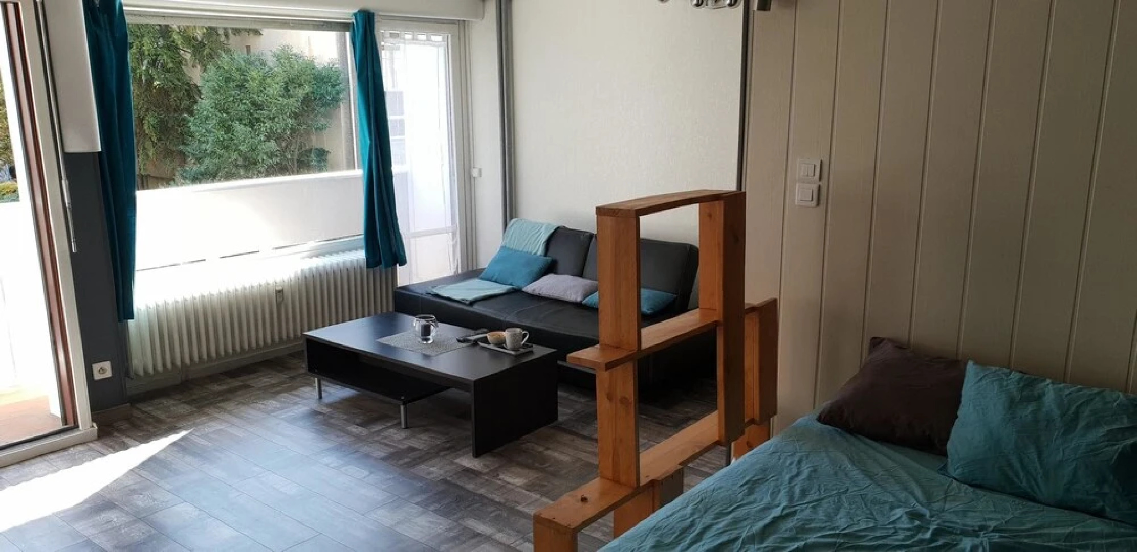 Studio in Annemasse, With Wonderful City View, Furnished Balcony and W
