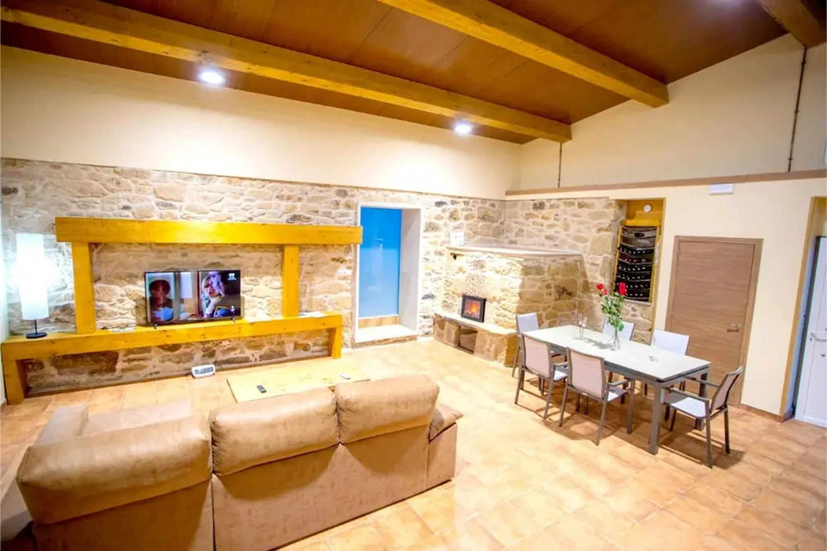 House With 3 Bedrooms in Goiás, Lalín, With Wonderful sea View, Terrace and Wifi