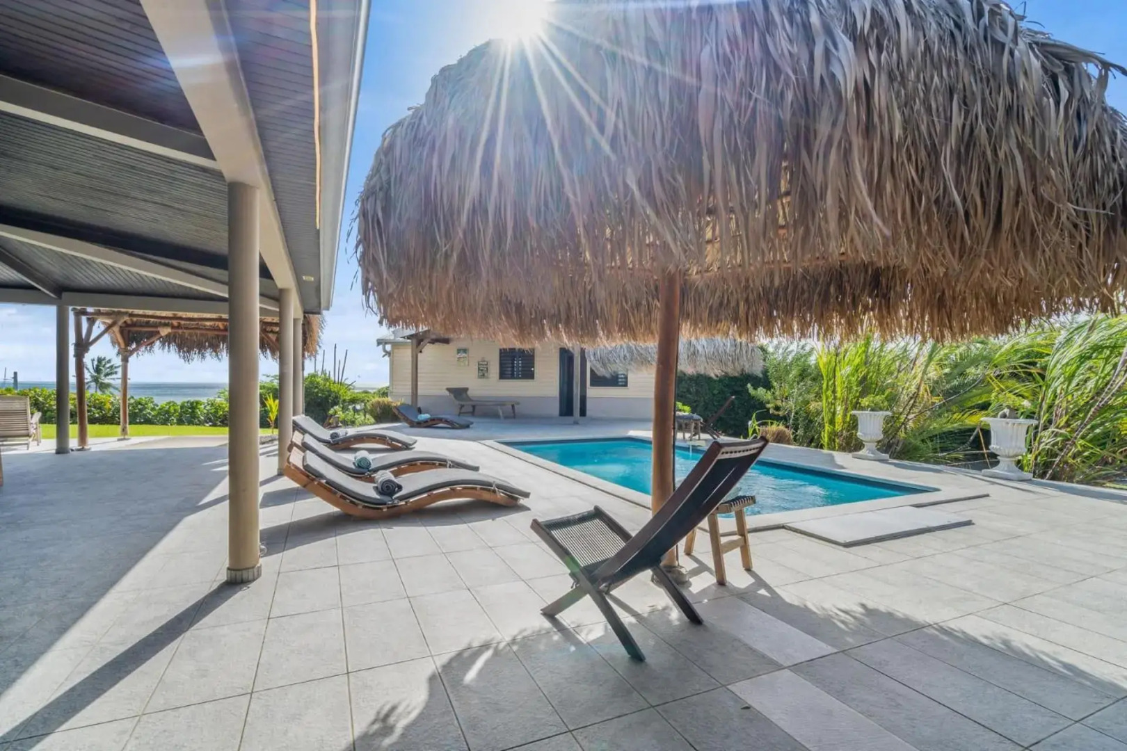 Villa Latitude 14.54 : 4 ch, piscine, vue mer, spot de kitesurf