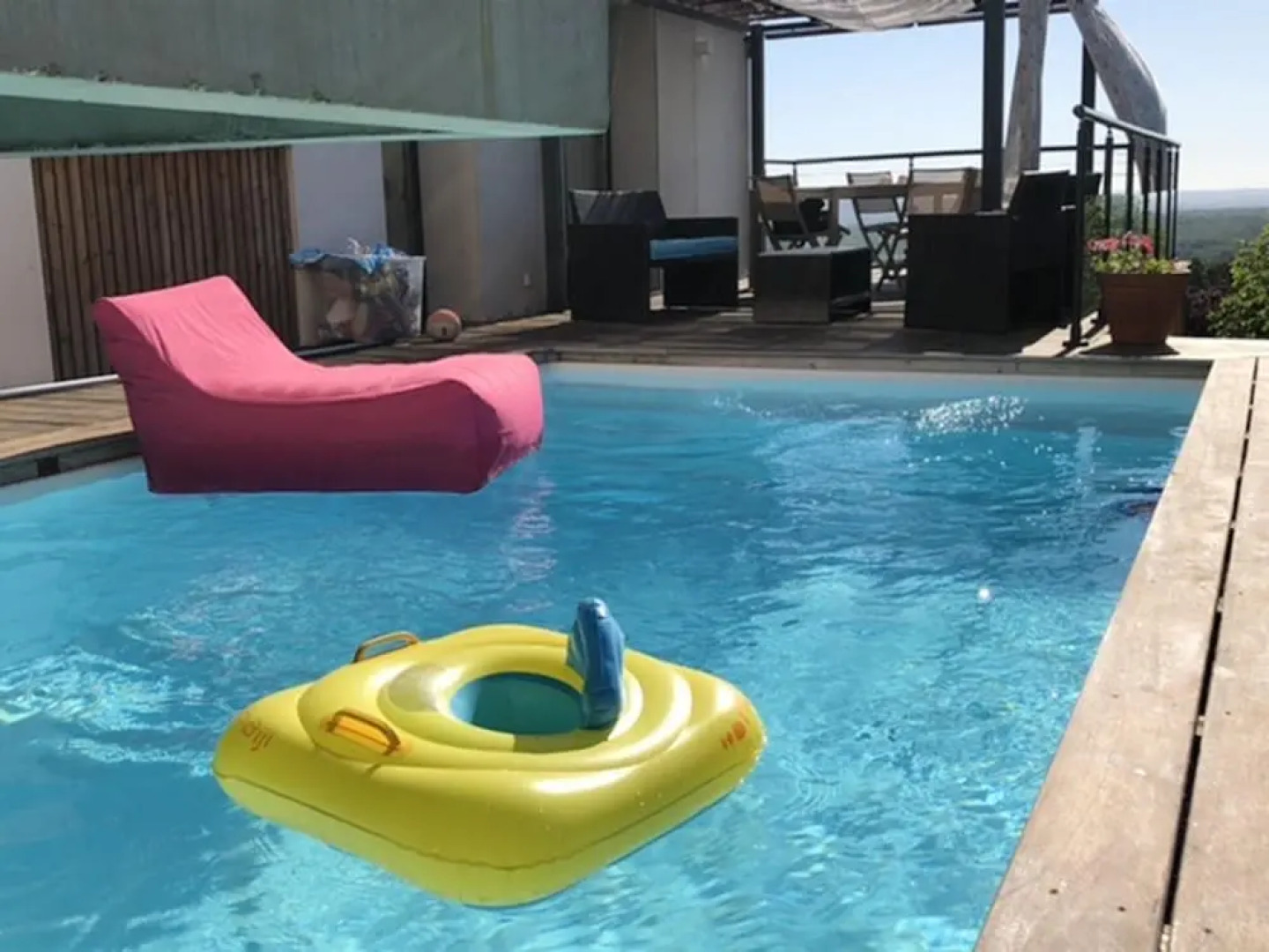 Villa With 4 Bedrooms in Montjoire, With Wonderful Mountain View, Private Pool, Furnished Garden