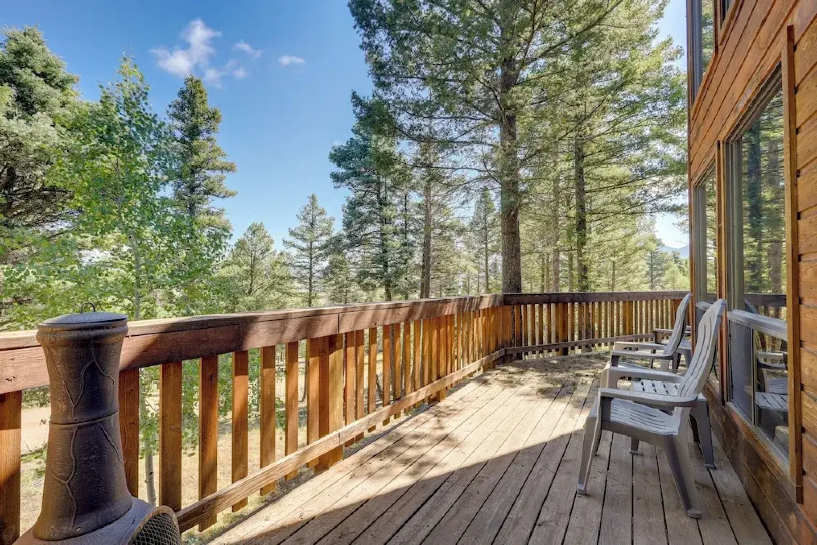 Stylish Angel Fire Cabin w/ Deck - 2 Mi to Ski Mtn