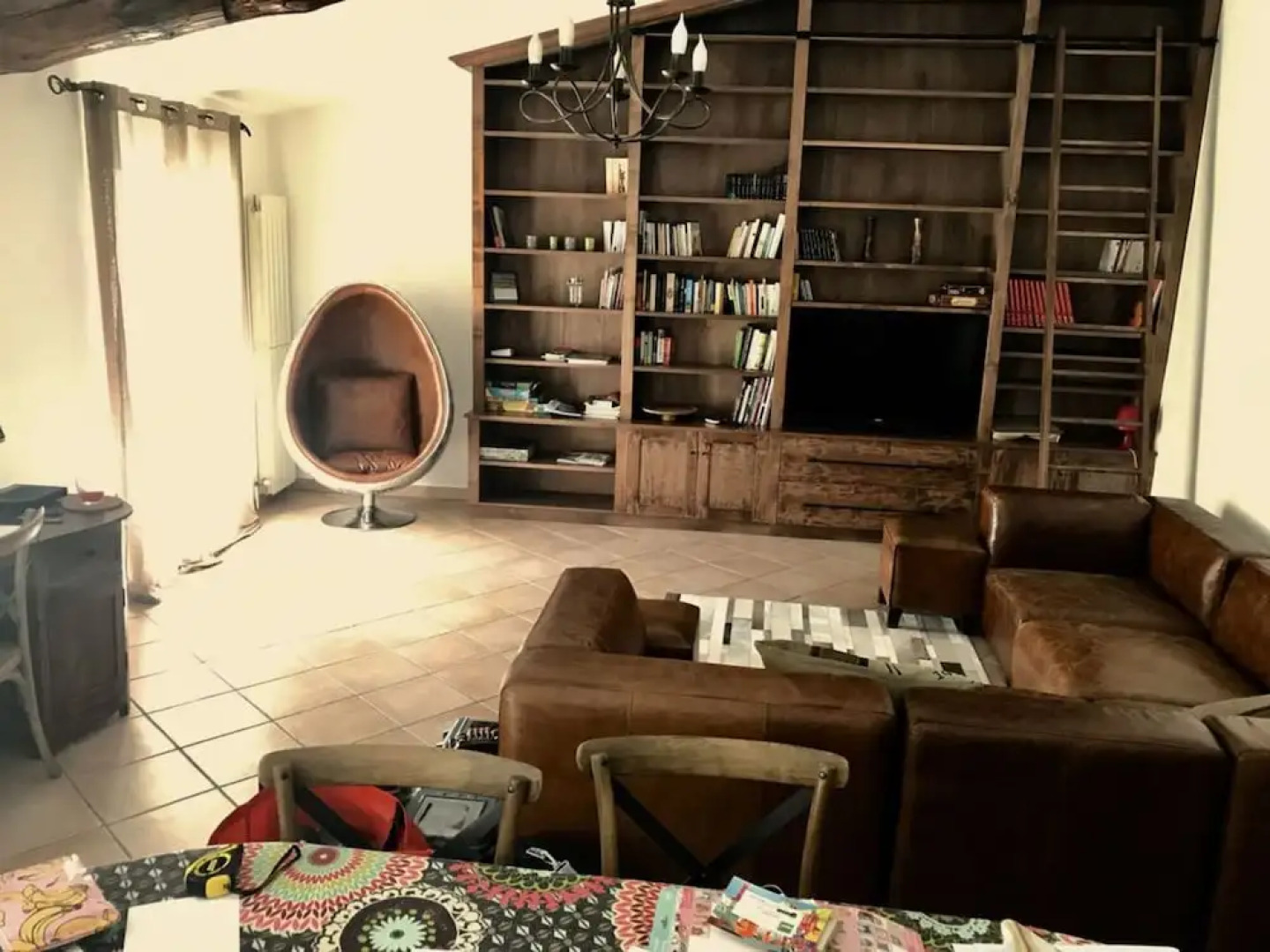 Maison de village provençale, terrasse panoramique, Mont Ventoux