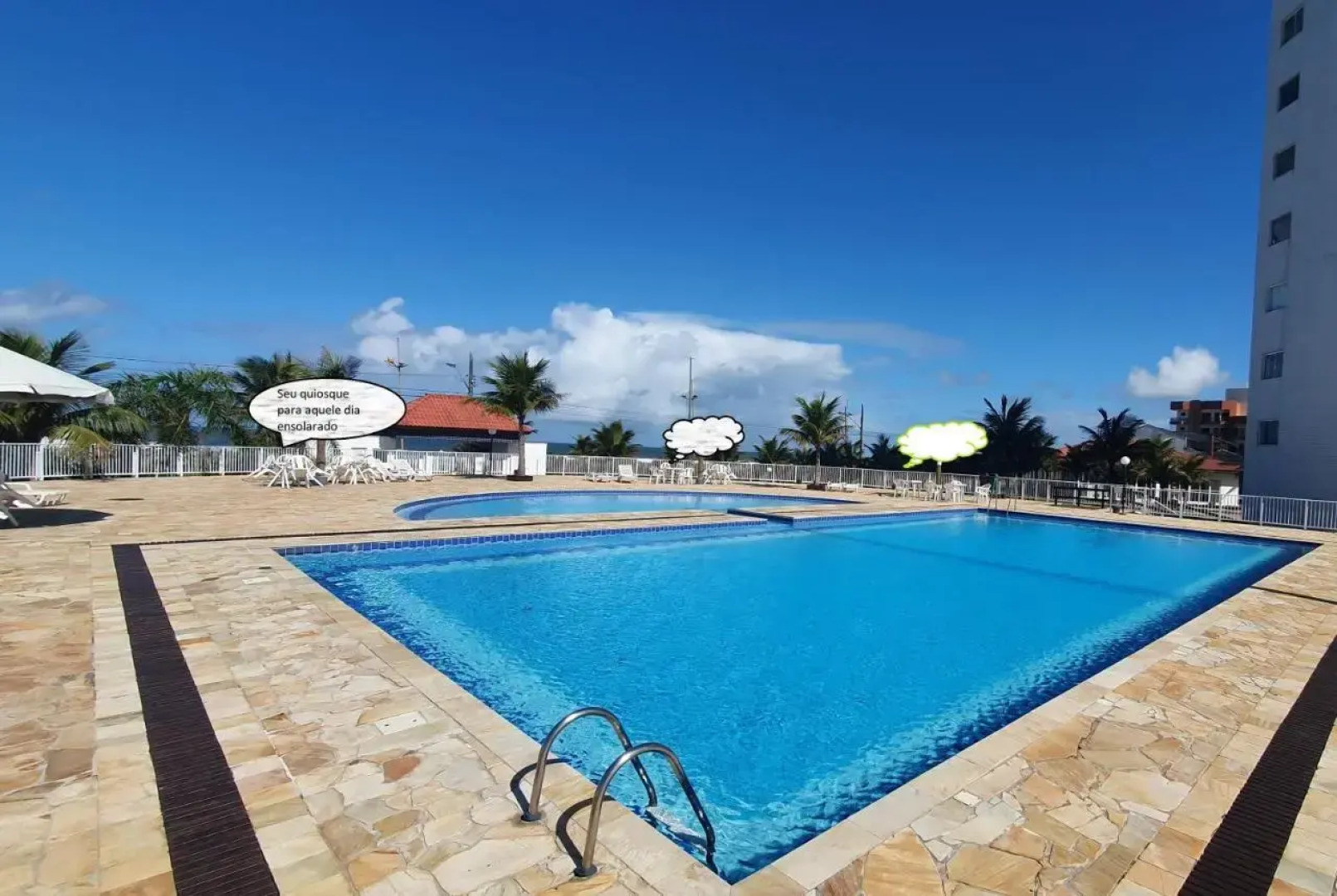 Apto Resort Cambuhy frente Mar até 6 pessoas