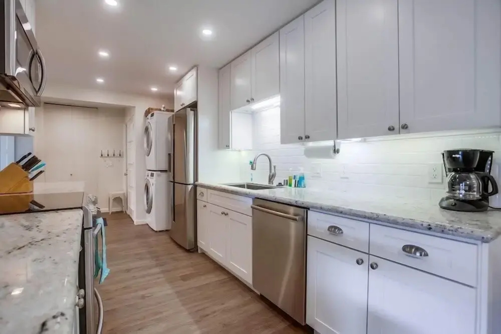 Coastal Chic Furnishings Condo Steps to Beach SBTC 128 by RedAwning