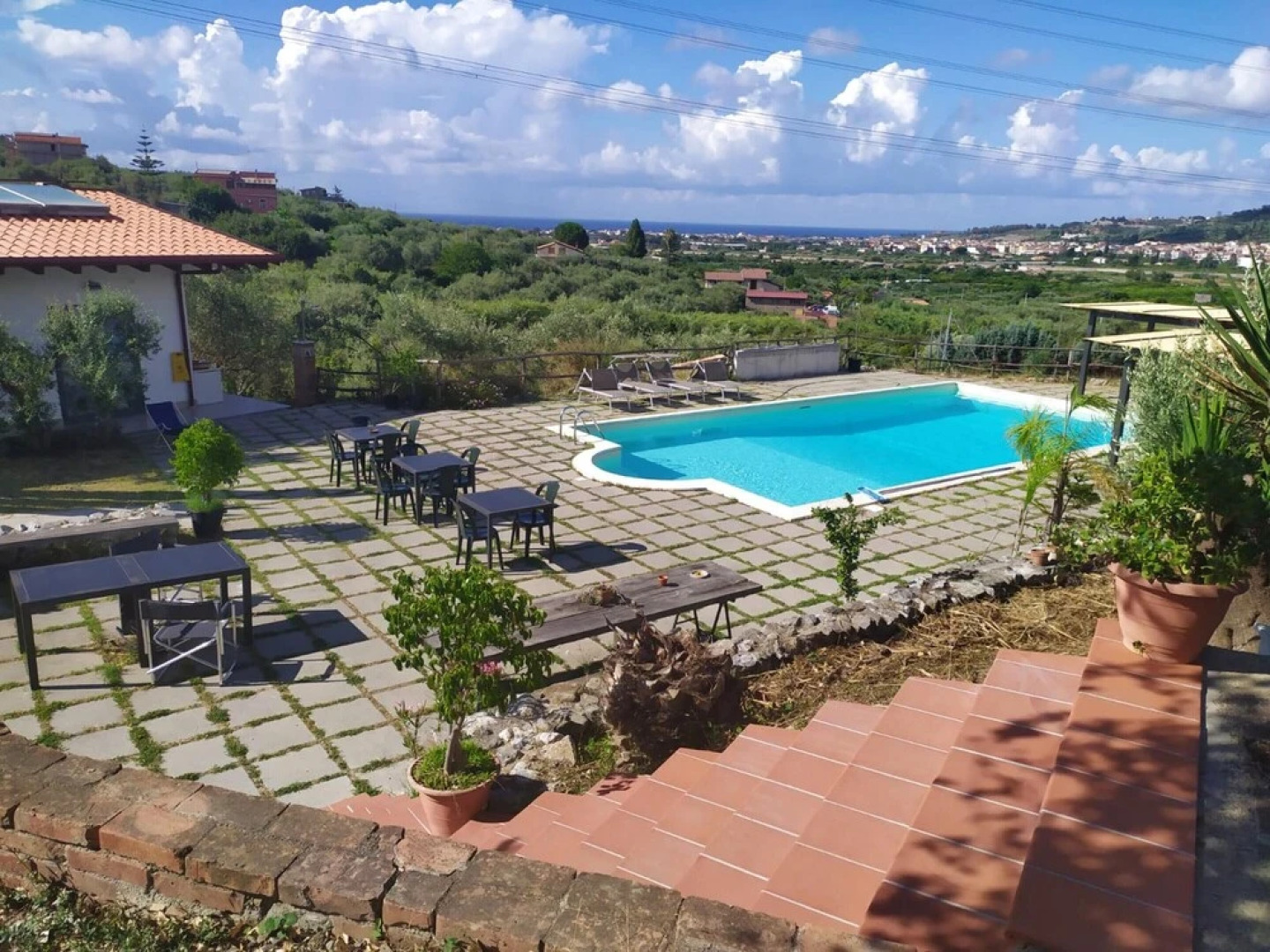 Villa With 5 Bedrooms in San Pier Niceto, With Wonderful sea View, Private Pool and Enclosed Garden - 2 km From the Beach