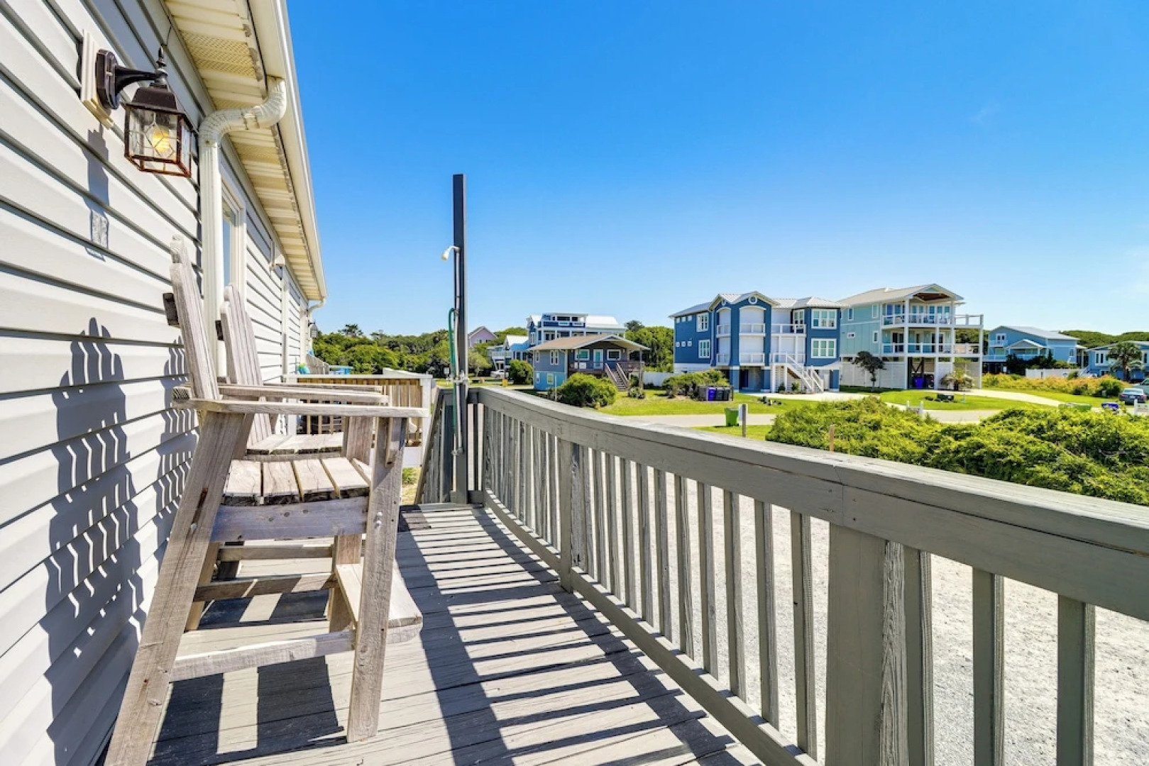 Oak Island Condo w/ Ocean View: Steps to Beach!