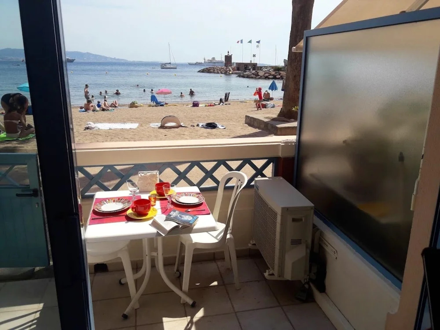Apartment With one Bedroom in Théoule-sur-mer, With Wonderful sea View
