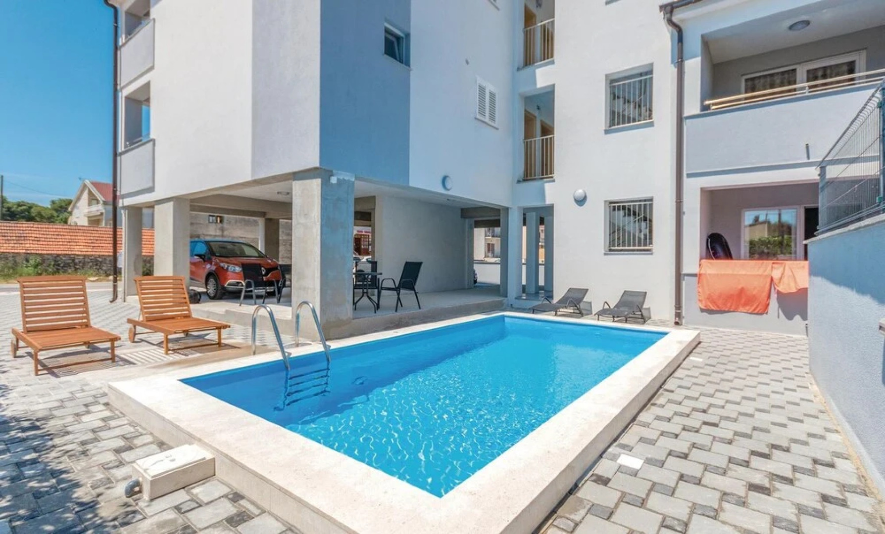 Beautiful Apartment in Biograd With 1 Bedrooms, Wifi and Outdoor Swimming Pool