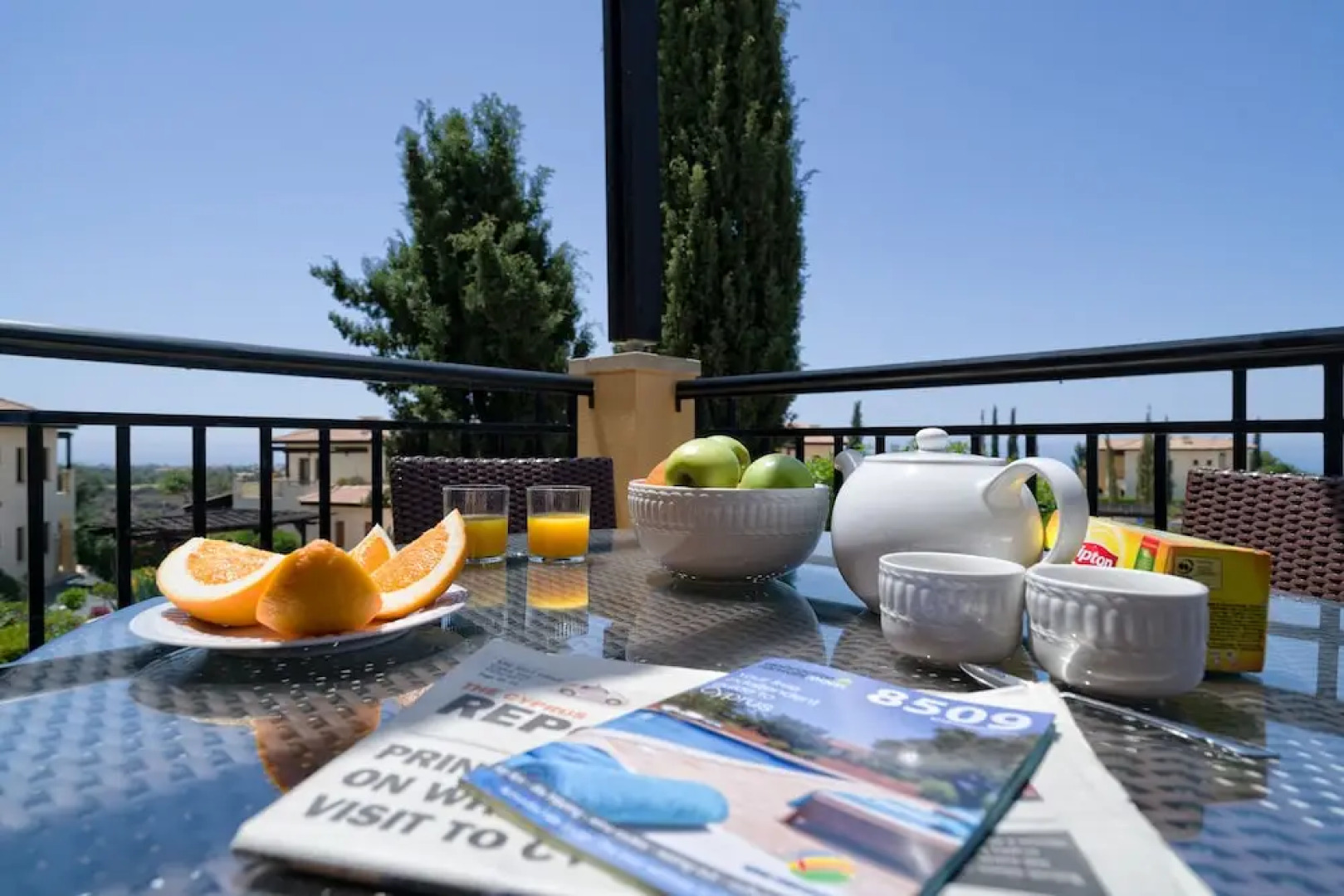 Lovely 2 bedroom apartment 'E11' - with pretty views, communal pool and resort facilities, Orpheus Village on Aphrodite Hills Resort