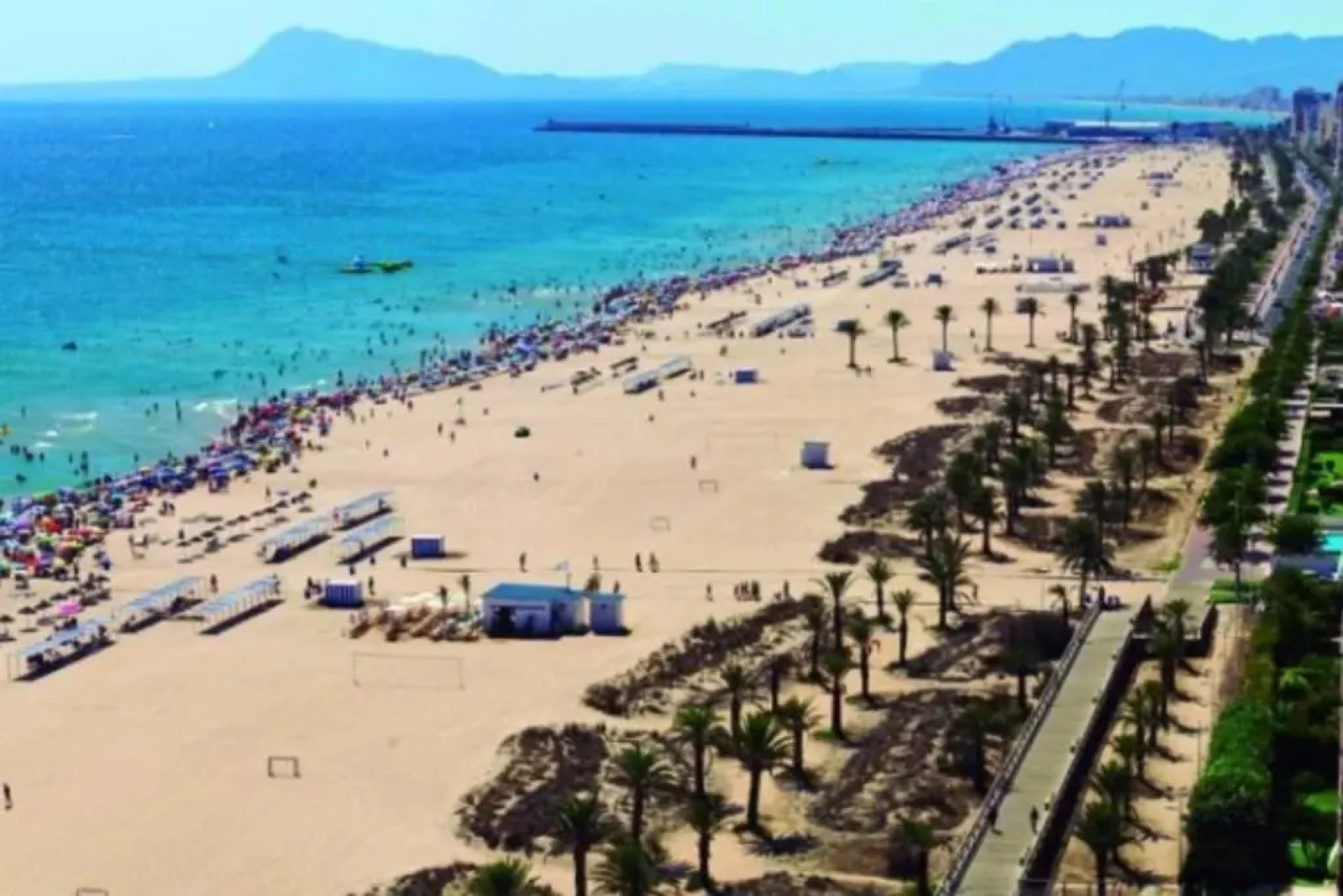 .Apartamento 1a linea de playa + piscina + parking DAIMUS