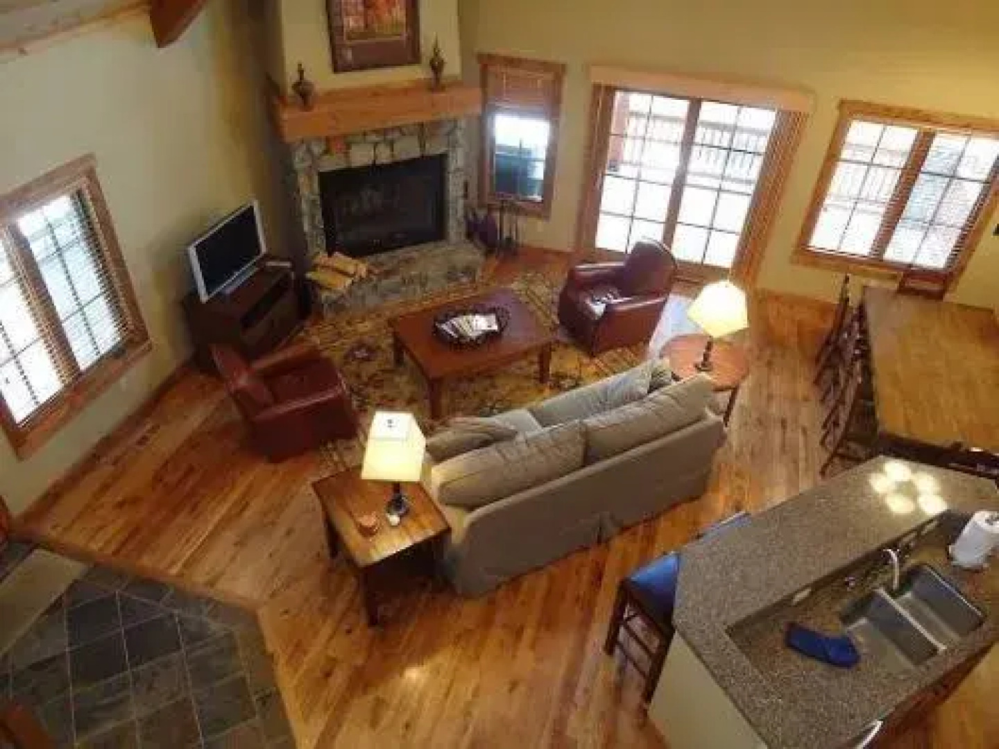 Staircase 14 4 Br Cabin by RedAwning