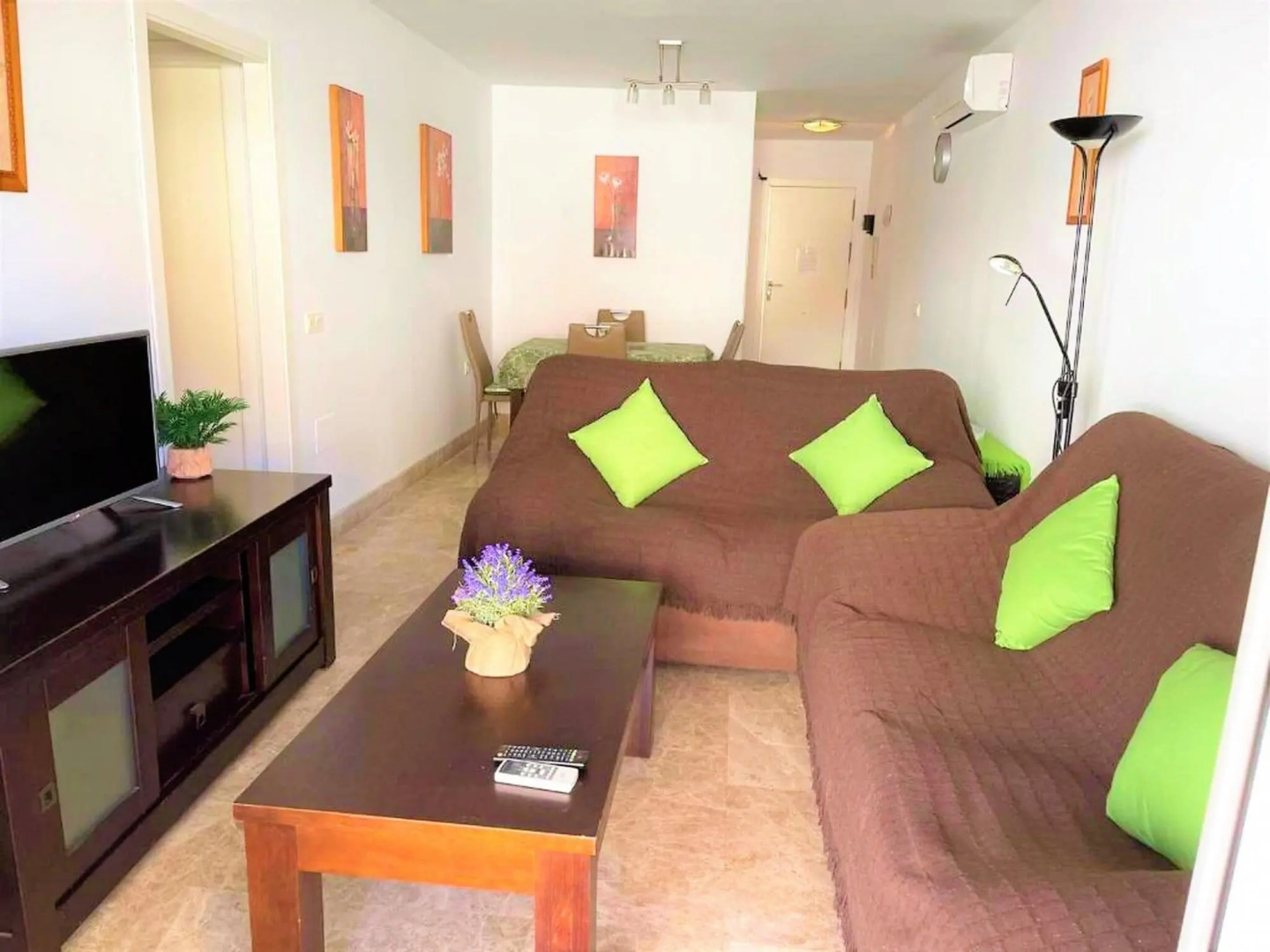 Pleasant apartment in Almerimar with shared pool