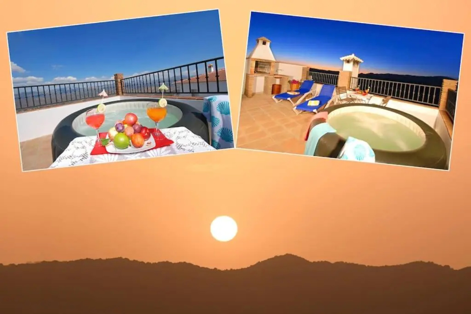 Casa Jose Comares -Beautiful village house- PRIVATE JACUZZI-views-BBQ-aircon-WIFI