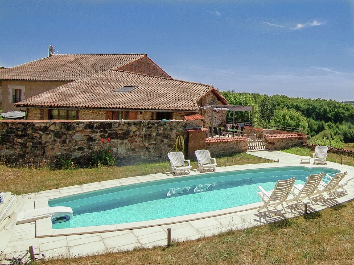 Spacious Holiday Home in Roussines With Private Pool