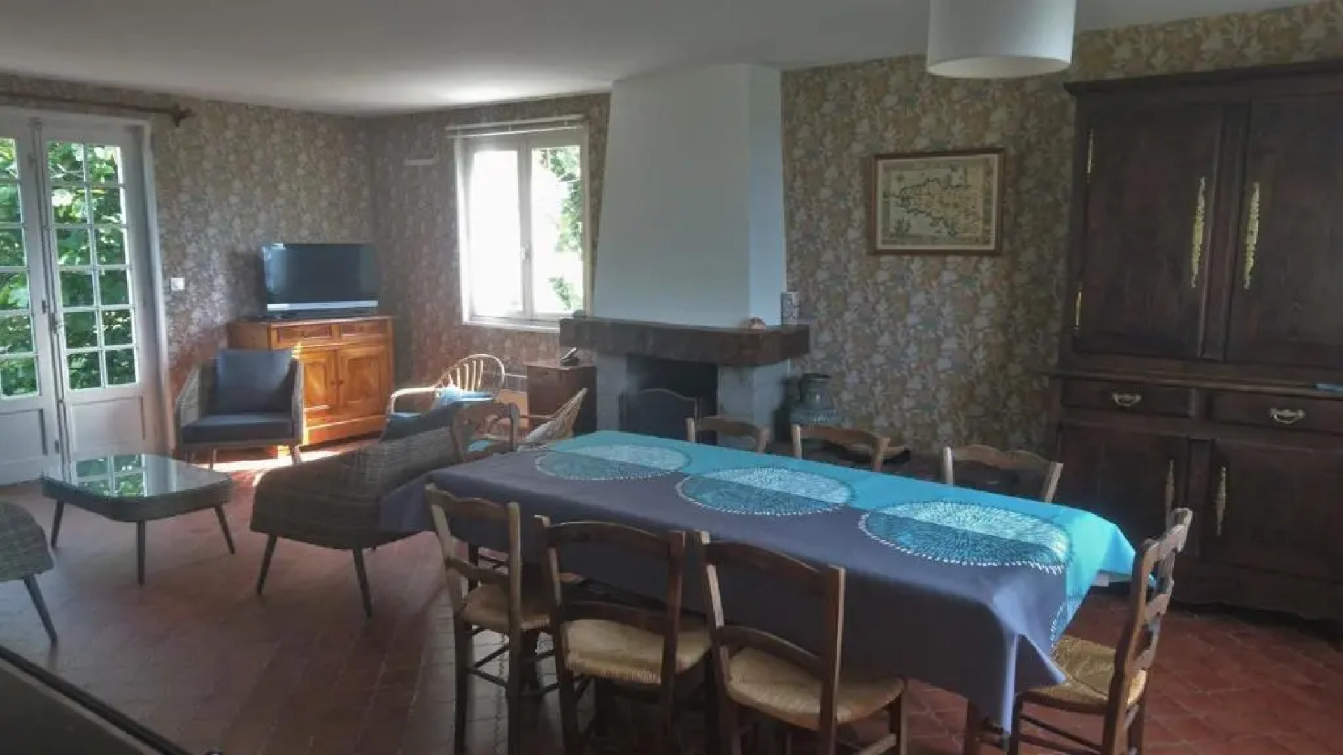 Grande maison de famille avec jardin à proximité du Golf à PLEUMEUR-BODOU Ref 458