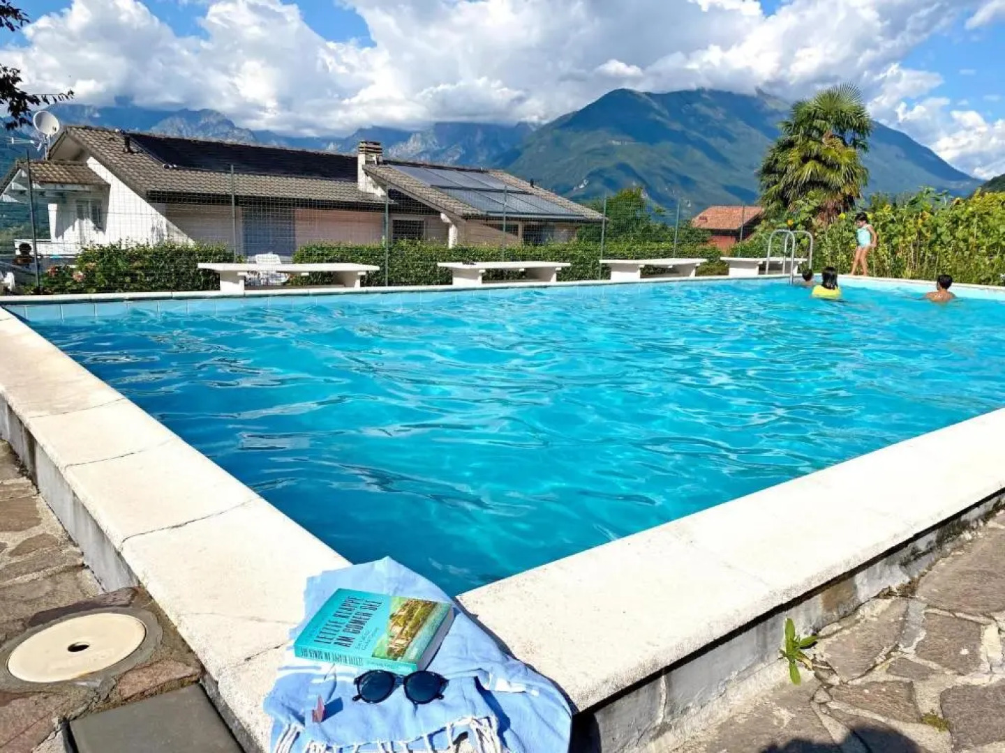 Sole 1 Terrassen Ferienwohnung mit Pool OG